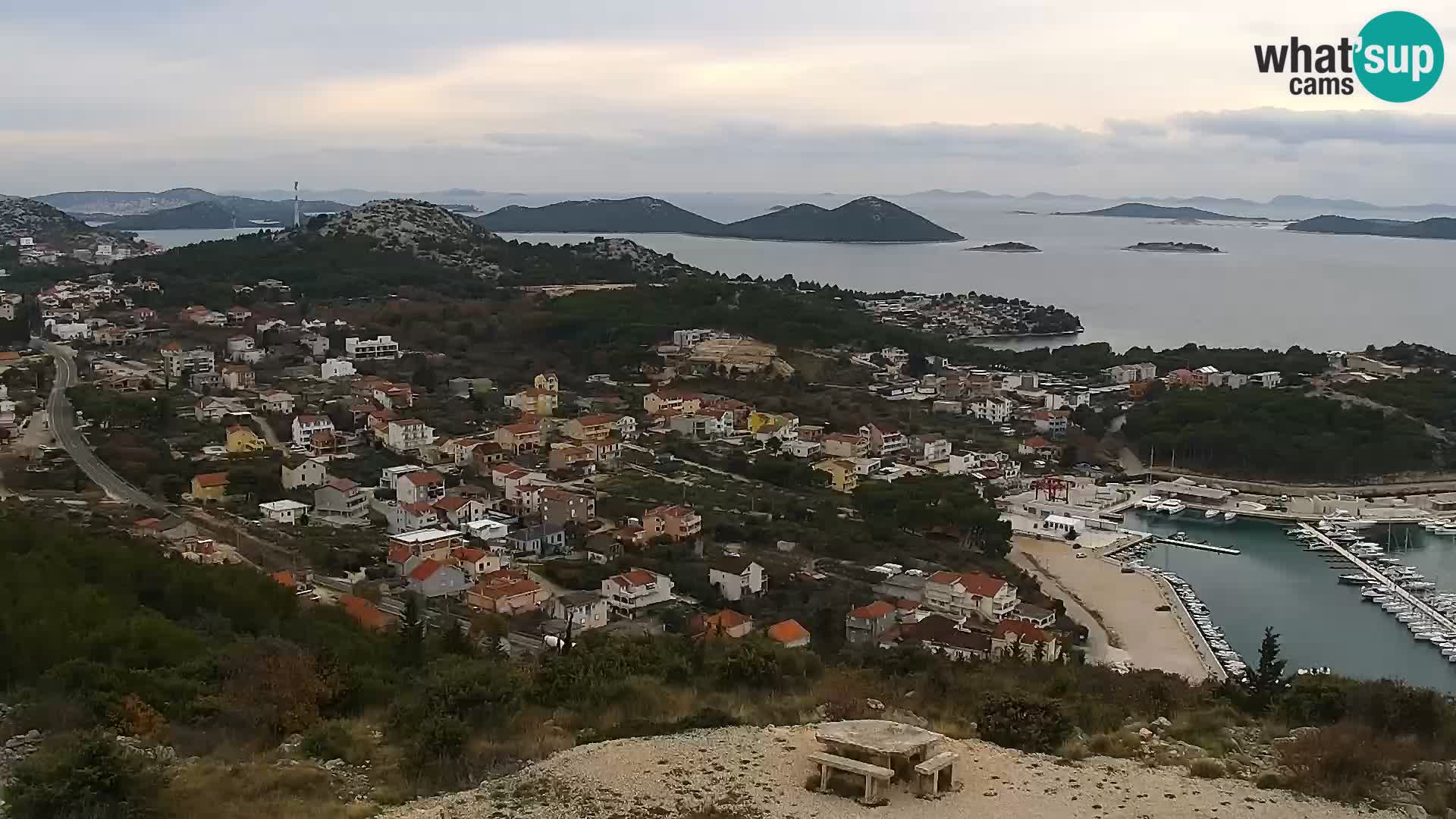 Live cam Pakoštane – Drage – Kornati – Vransko Jezero