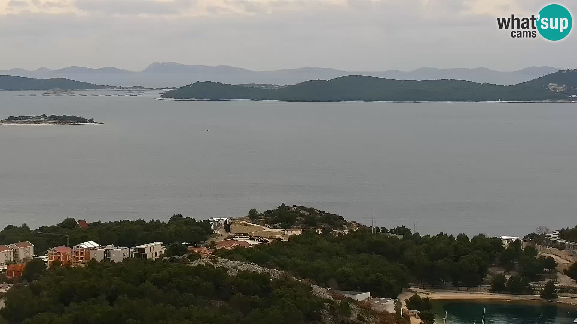 Webcam Pakoštane – Drage – Kornati – Vransko Jezero