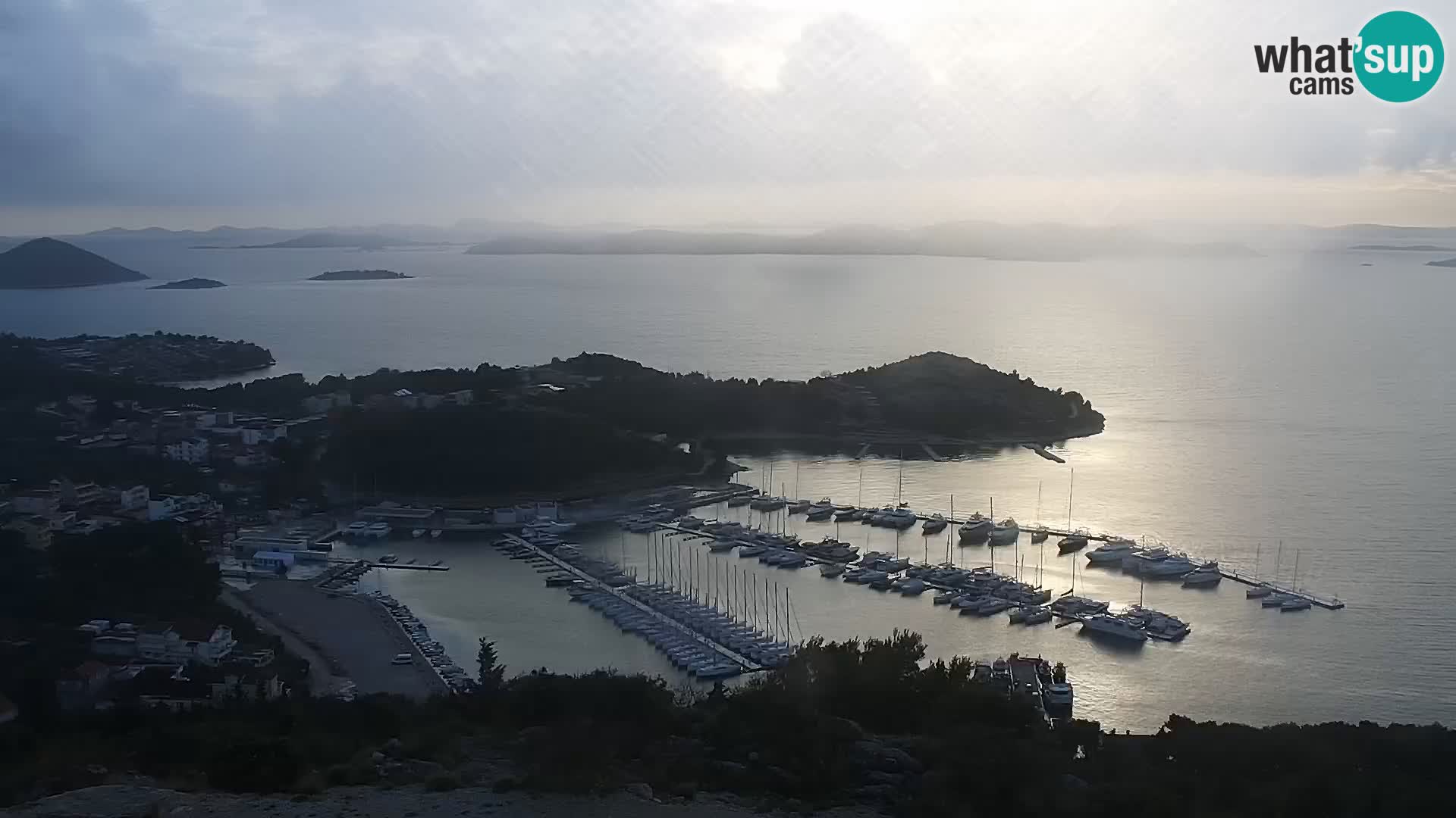 Spletna kamera Pakoštane – Drage – Kornati – Vransko Jezero