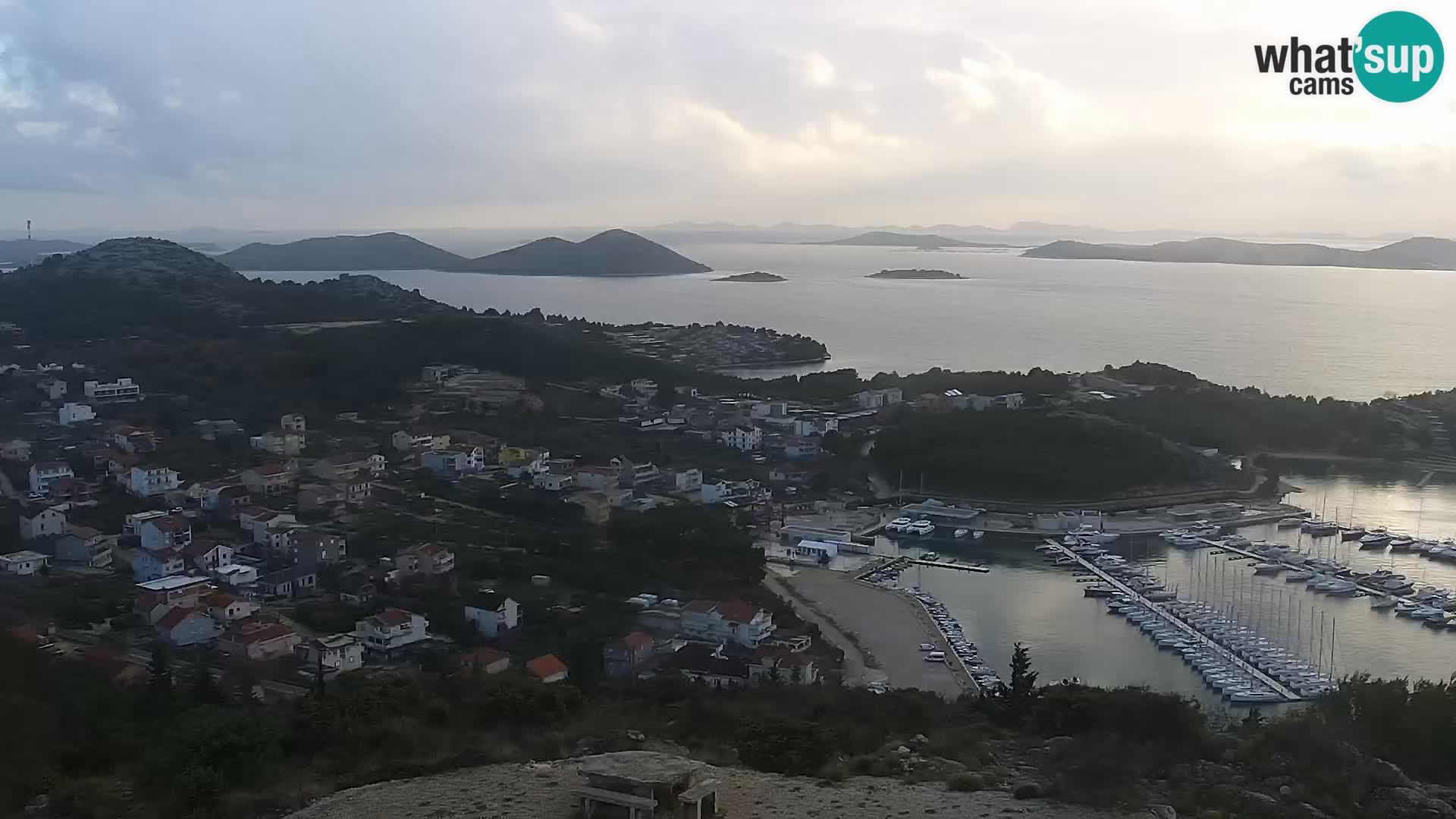 Webcam Pakoštane – Drage – Kornati – Vransko Jezero