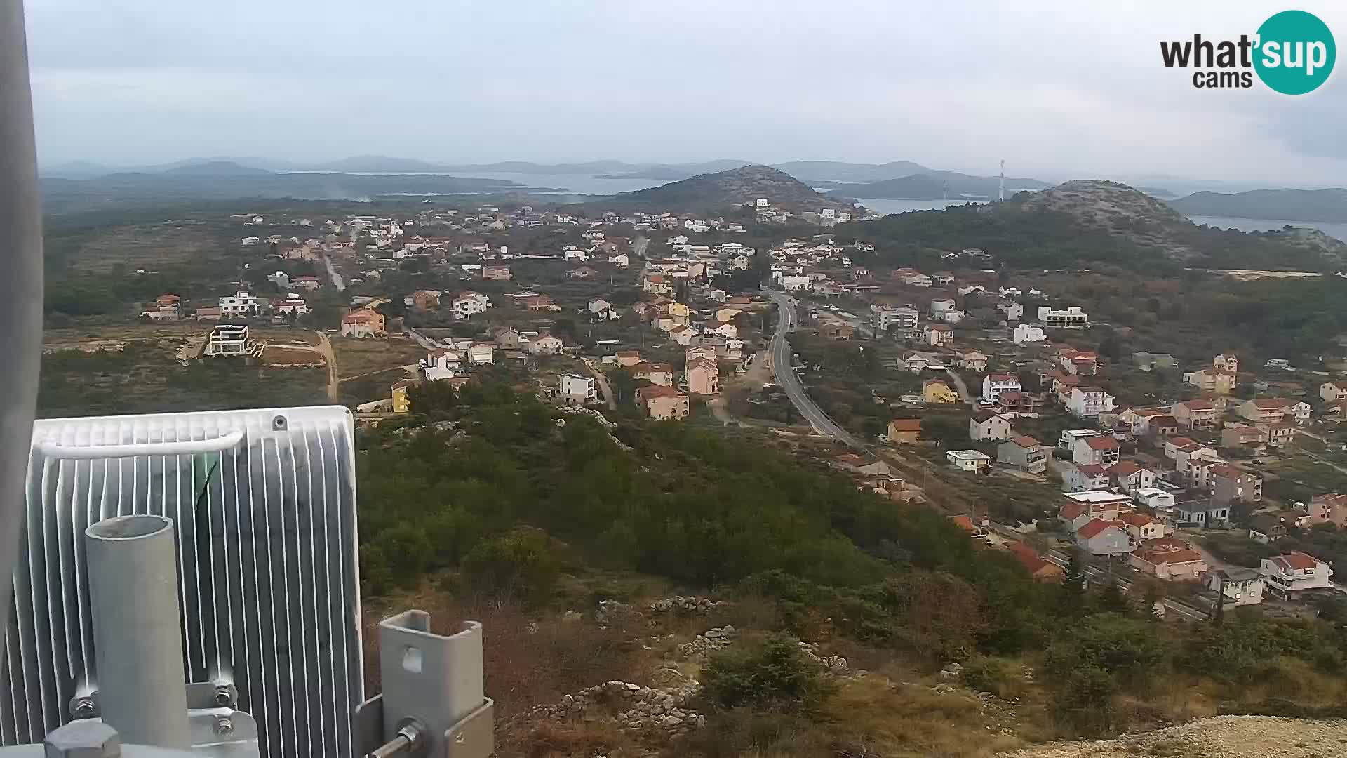 Spletna kamera Pakoštane – Drage – Kornati – Vransko Jezero