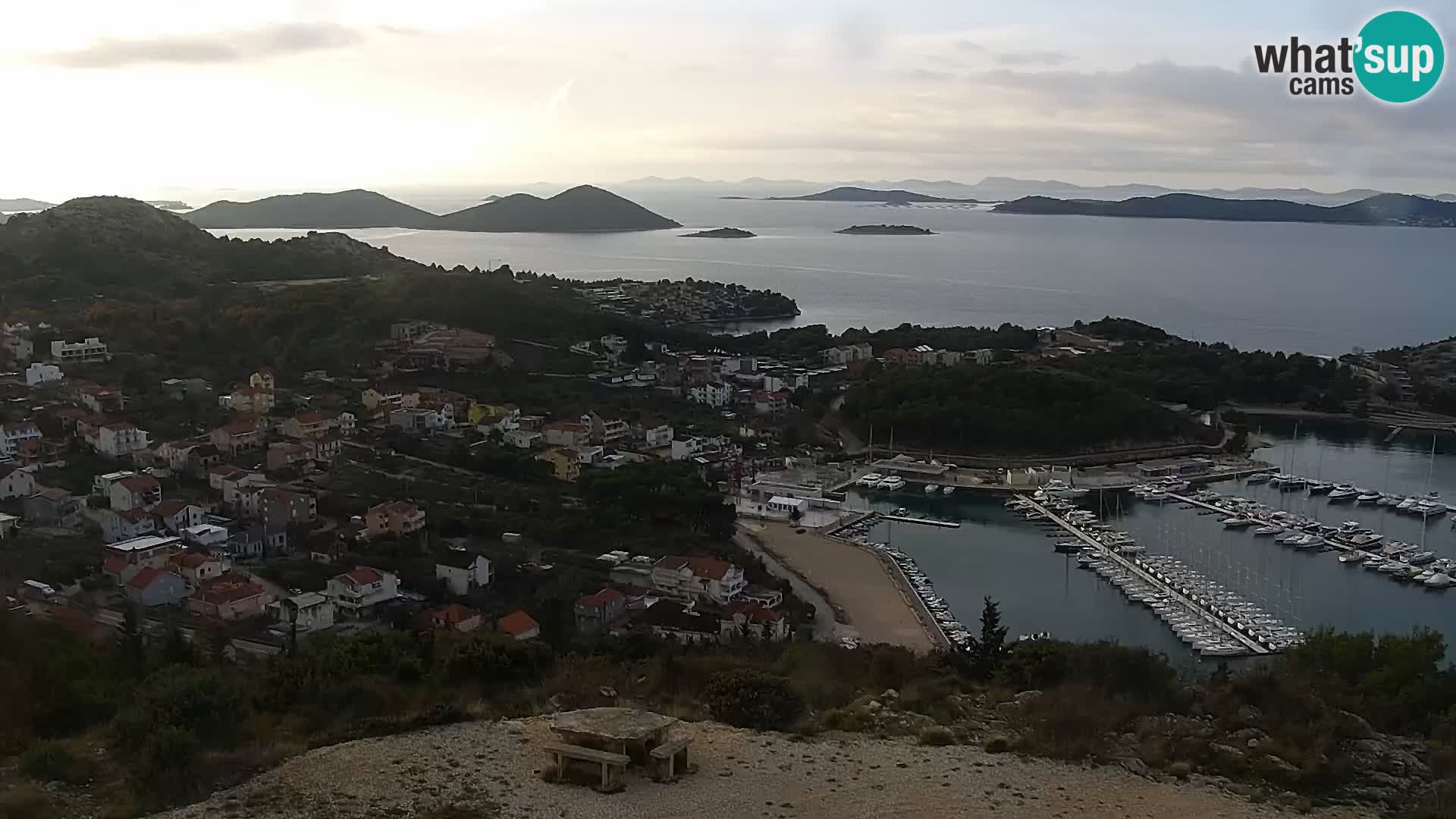 Livecam Pakoštane – Drage – Kornati – Vransko Jezero