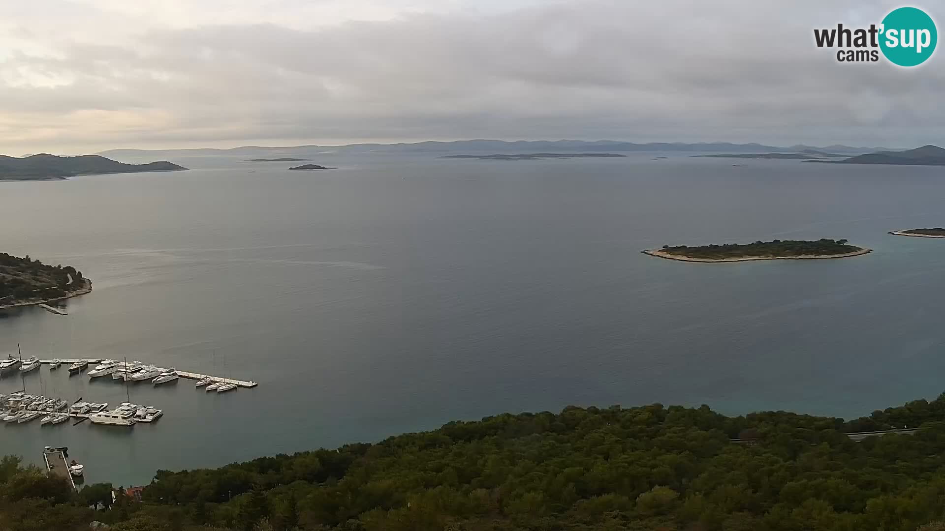 Webcam Pakoštane – Drage – Kornati – Vransko Jezero