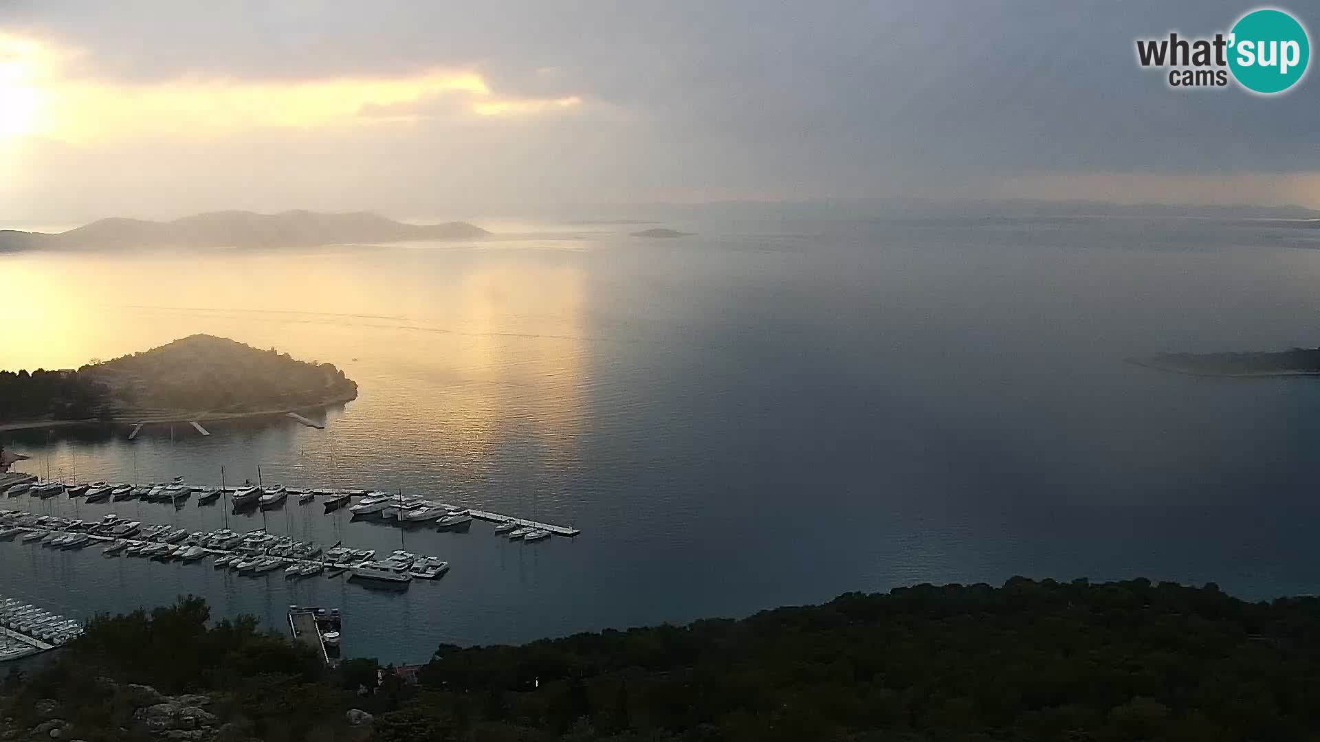 Spletna kamera Pakoštane – Drage – Kornati – Vransko Jezero