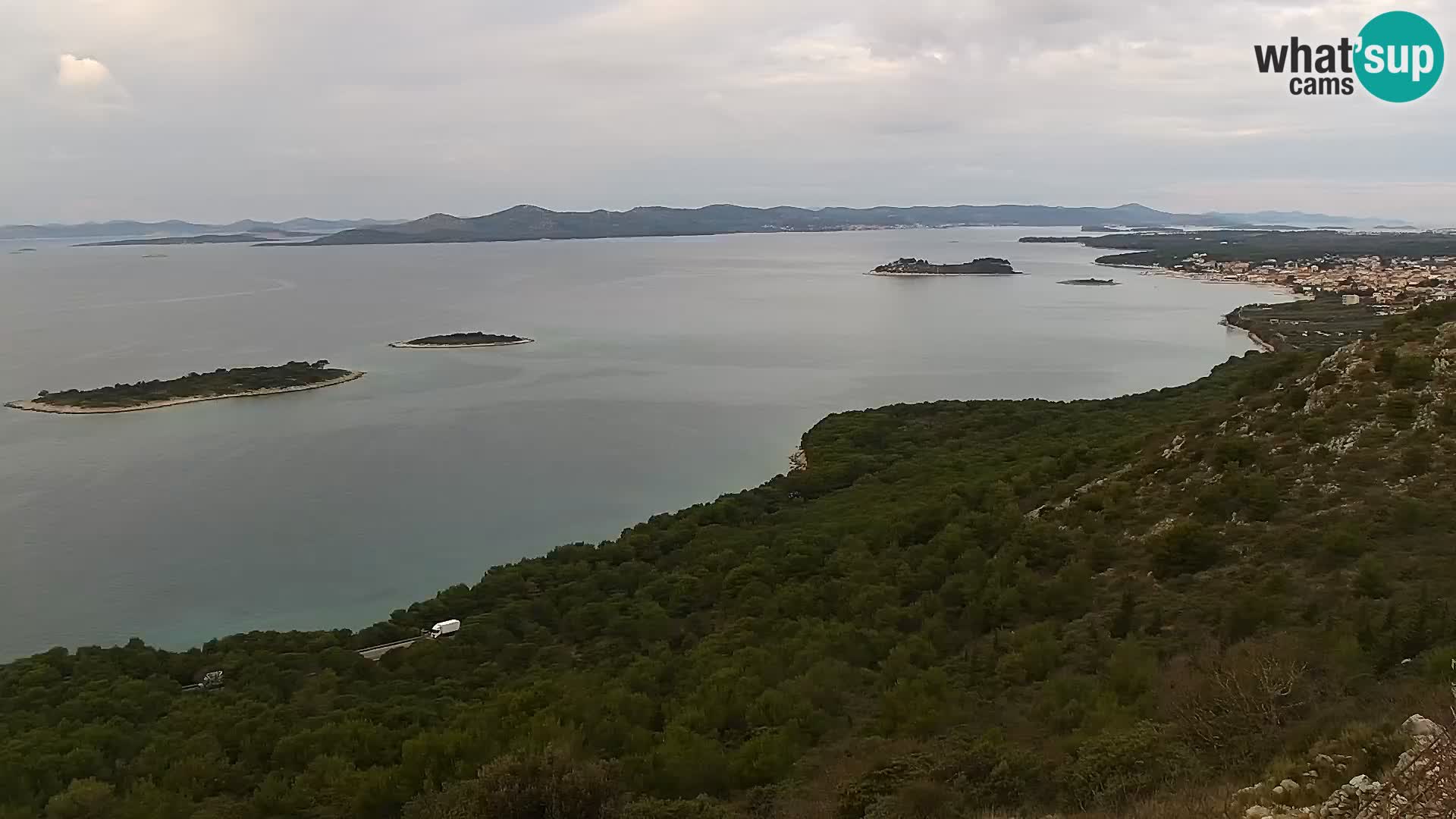 Webcam Pakoštane – Drage – Kornati – Vransko Jezero