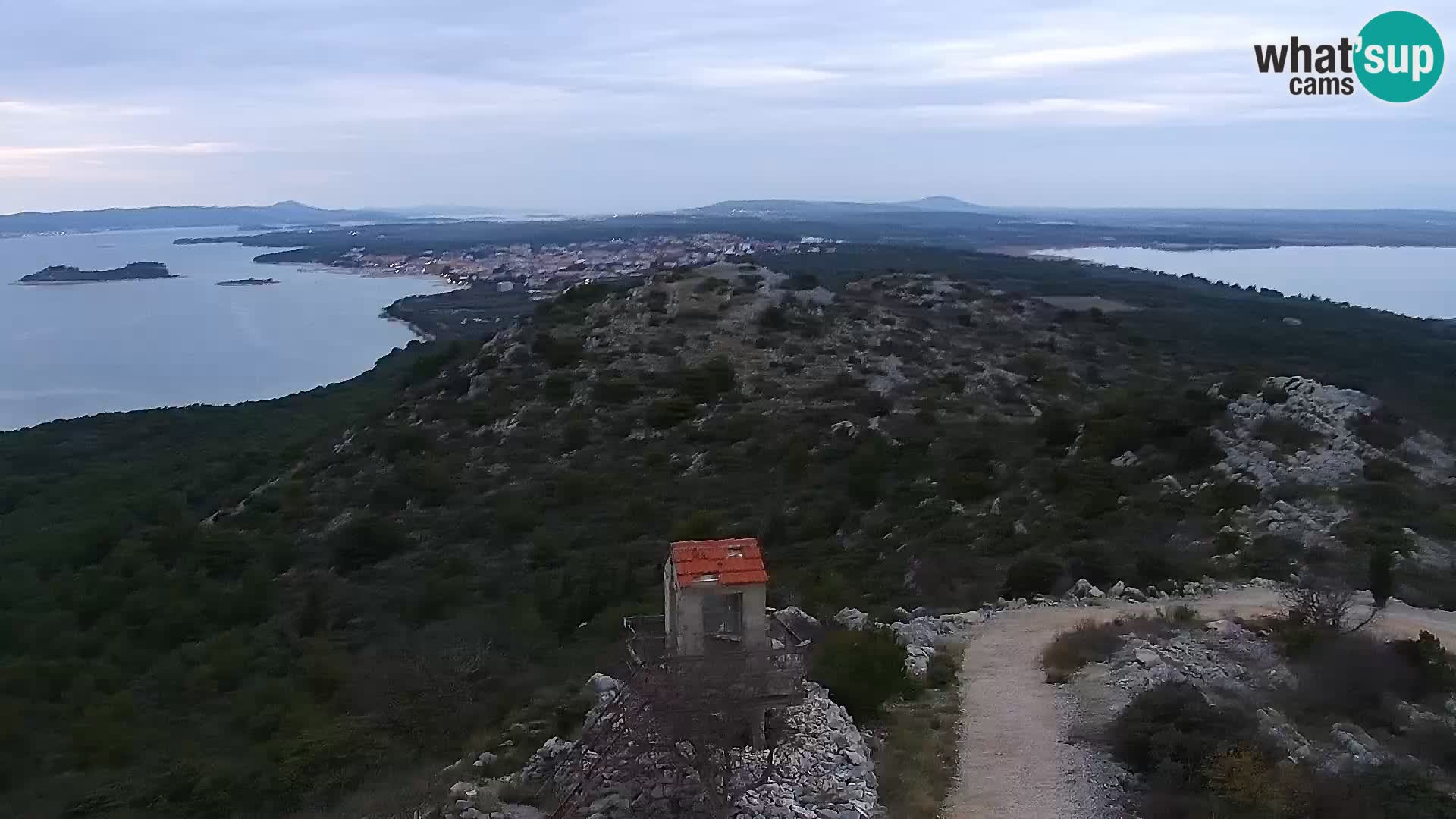 Webcam Pakoštane – Drage – Kornati – Vransko Jezero