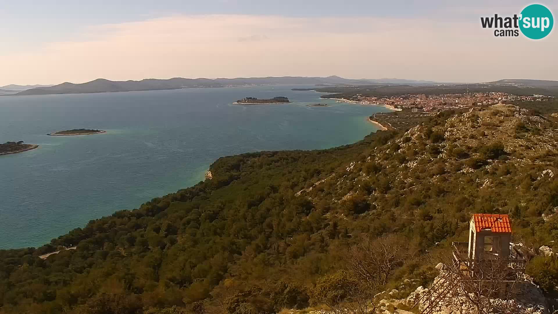 Webcam Pakoštane – Drage – Kornati – Vransko Jezero