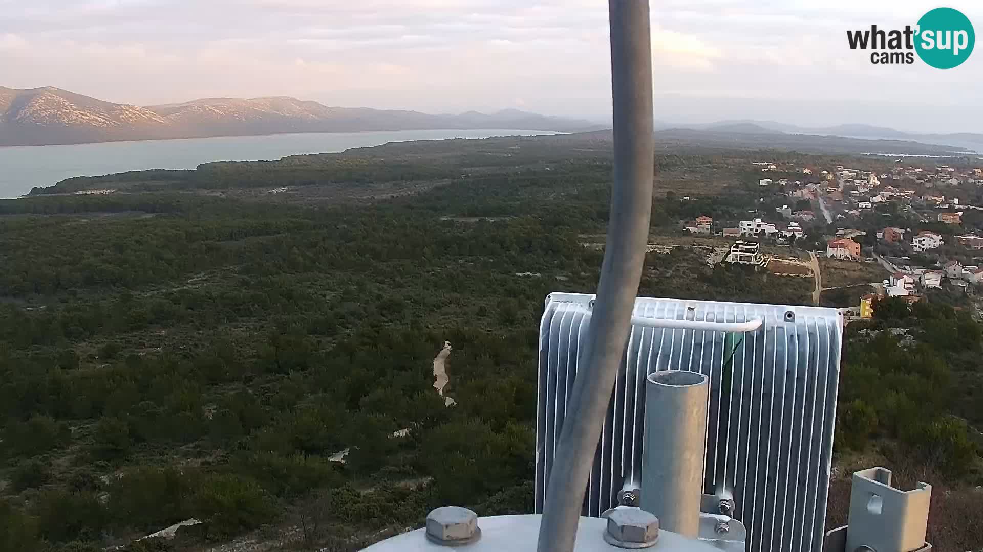 Spletna kamera Pakoštane – Drage – Kornati – Vransko Jezero