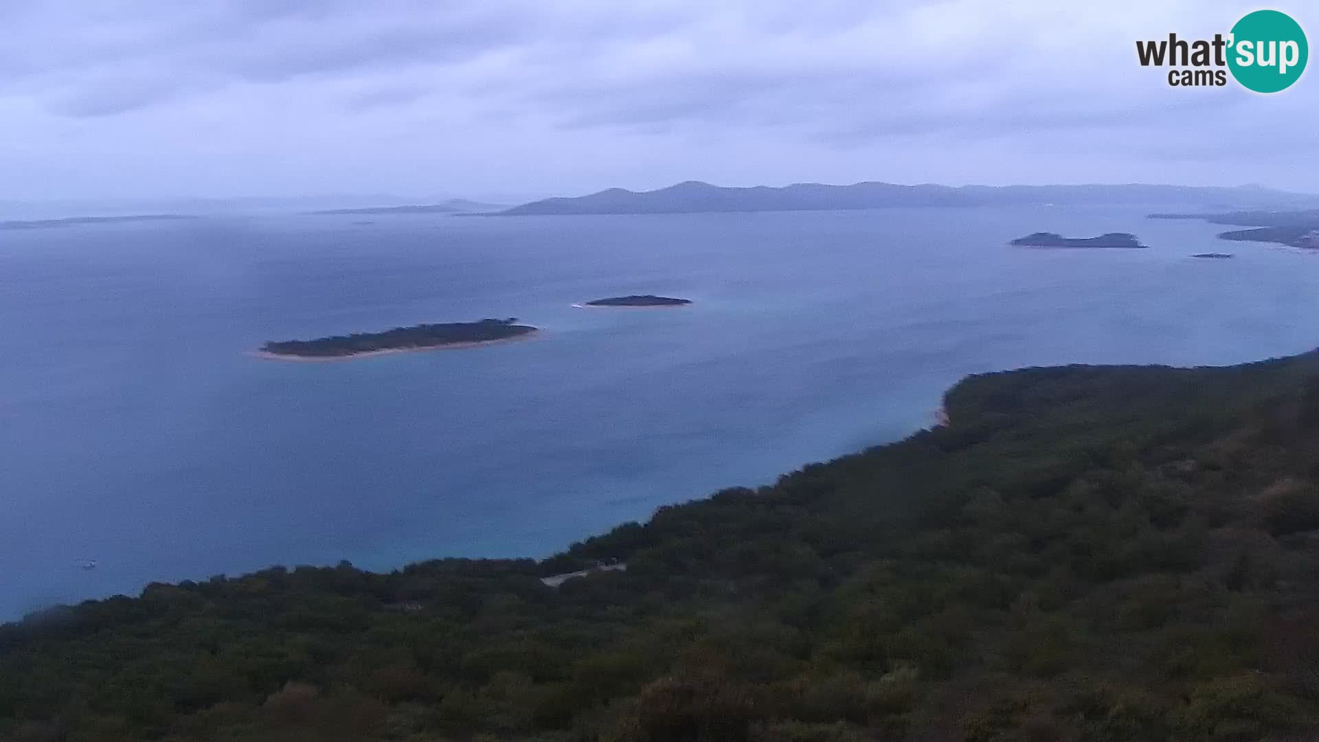 Spletna kamera Pakoštane – Drage – Kornati – Vransko Jezero
