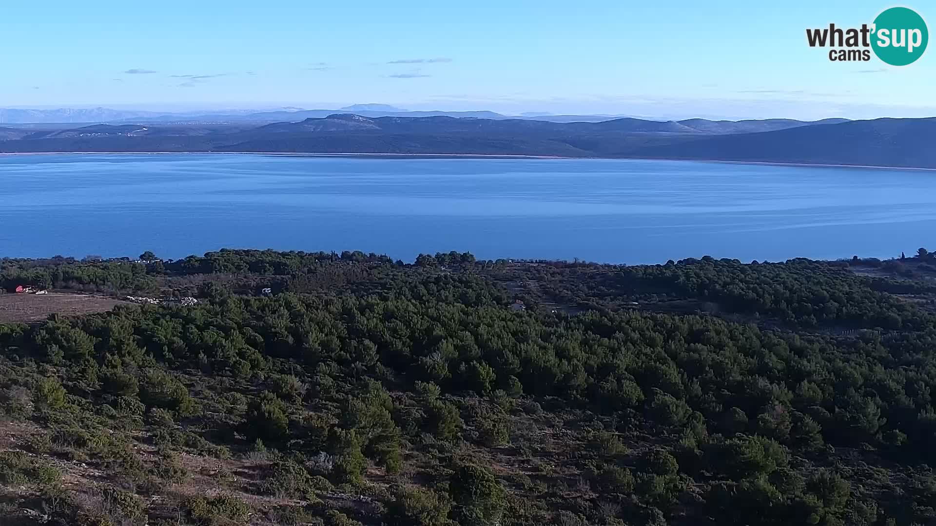 Spletna kamera Pakoštane – Drage – Kornati – Vransko Jezero