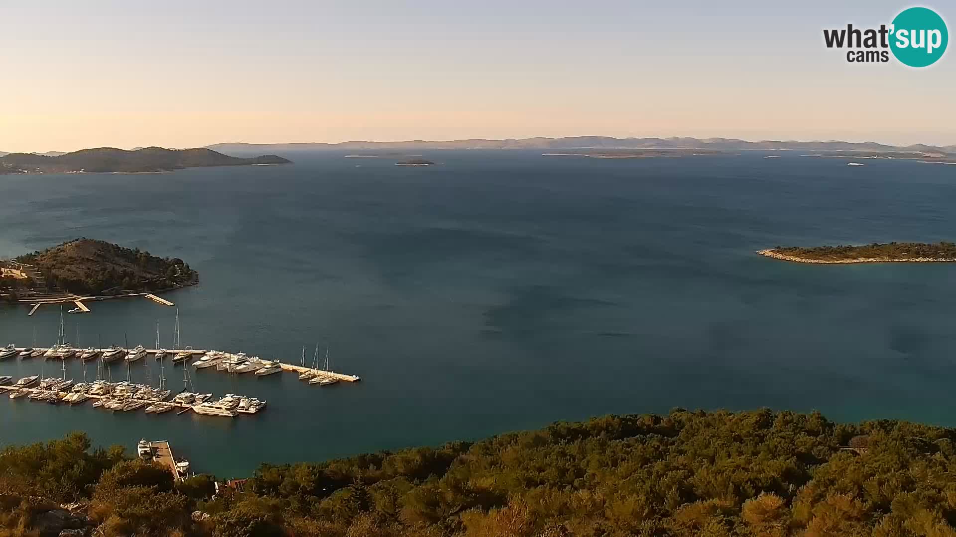Webcam Pakoštane – Drage – Kornati – Vransko Jezero