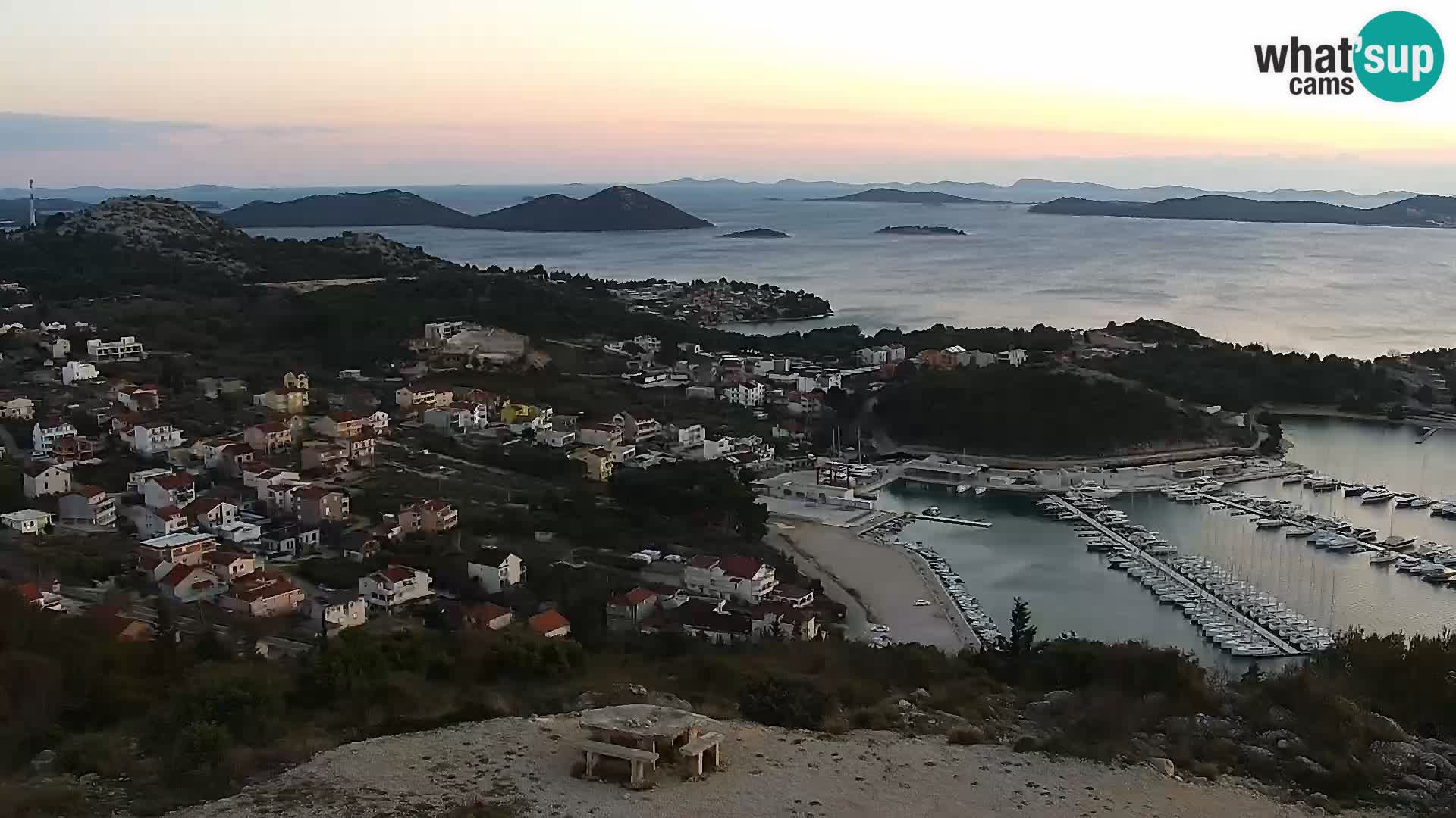 Webcam Pakoštane – Drage – Kornati – Vransko Jezero