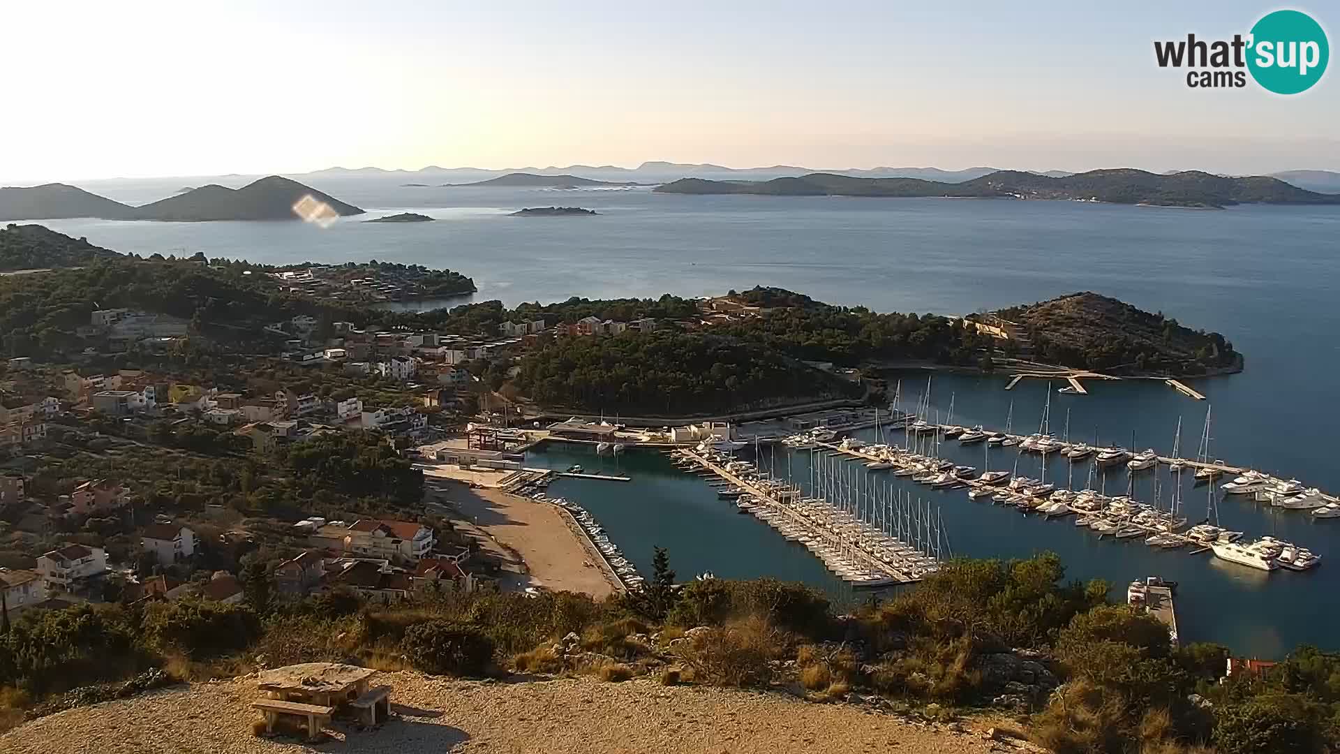 Webcam Pakoštane – Drage – Kornati – Vransko Jezero