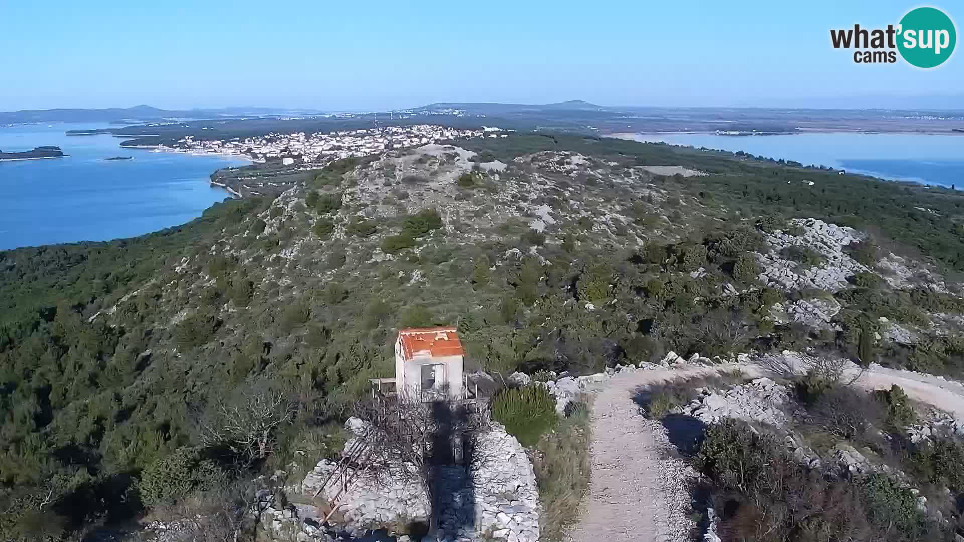 Spletna kamera Pakoštane – Drage – Kornati – Vransko Jezero