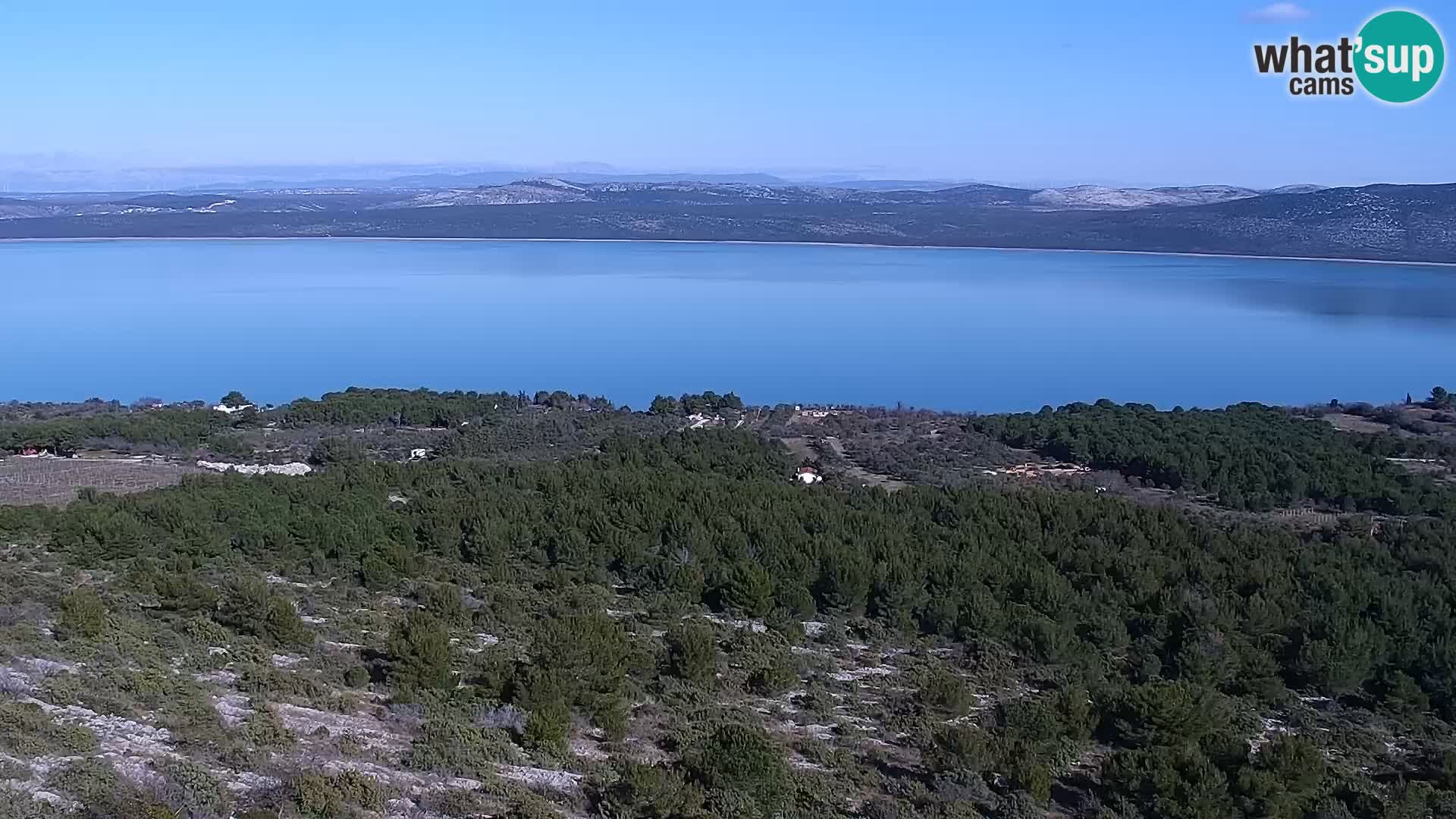 Spletna kamera Pakoštane – Drage – Kornati – Vransko Jezero
