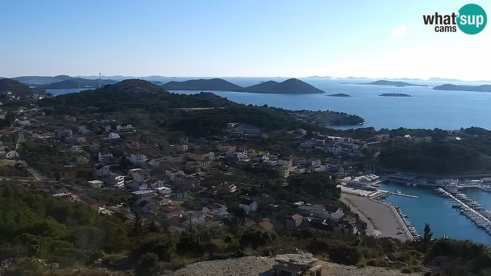 Webcam Pakoštane – Drage – Kornati – Vransko Jezero