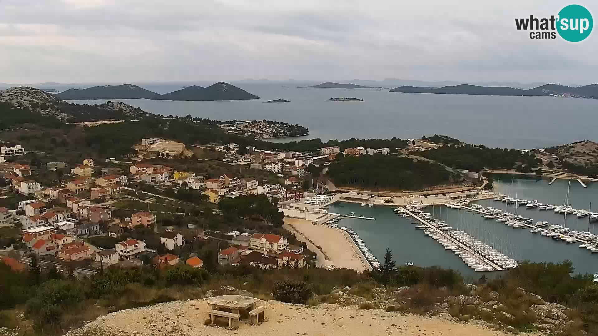 Webcam Pakoštane – Drage – Kornati – Vransko Jezero