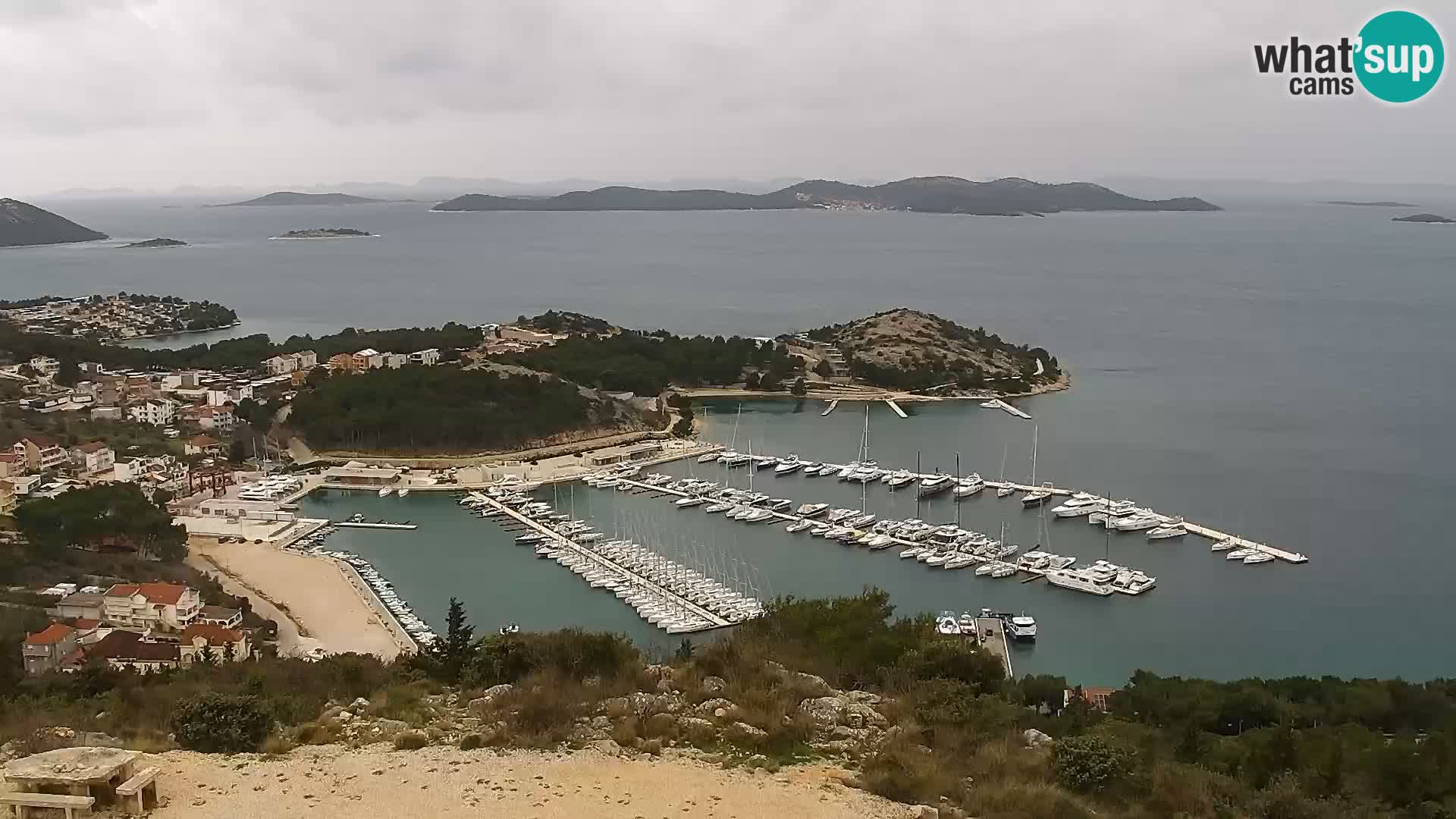 Webcam Pakoštane – Drage – Kornati – Vransko Jezero