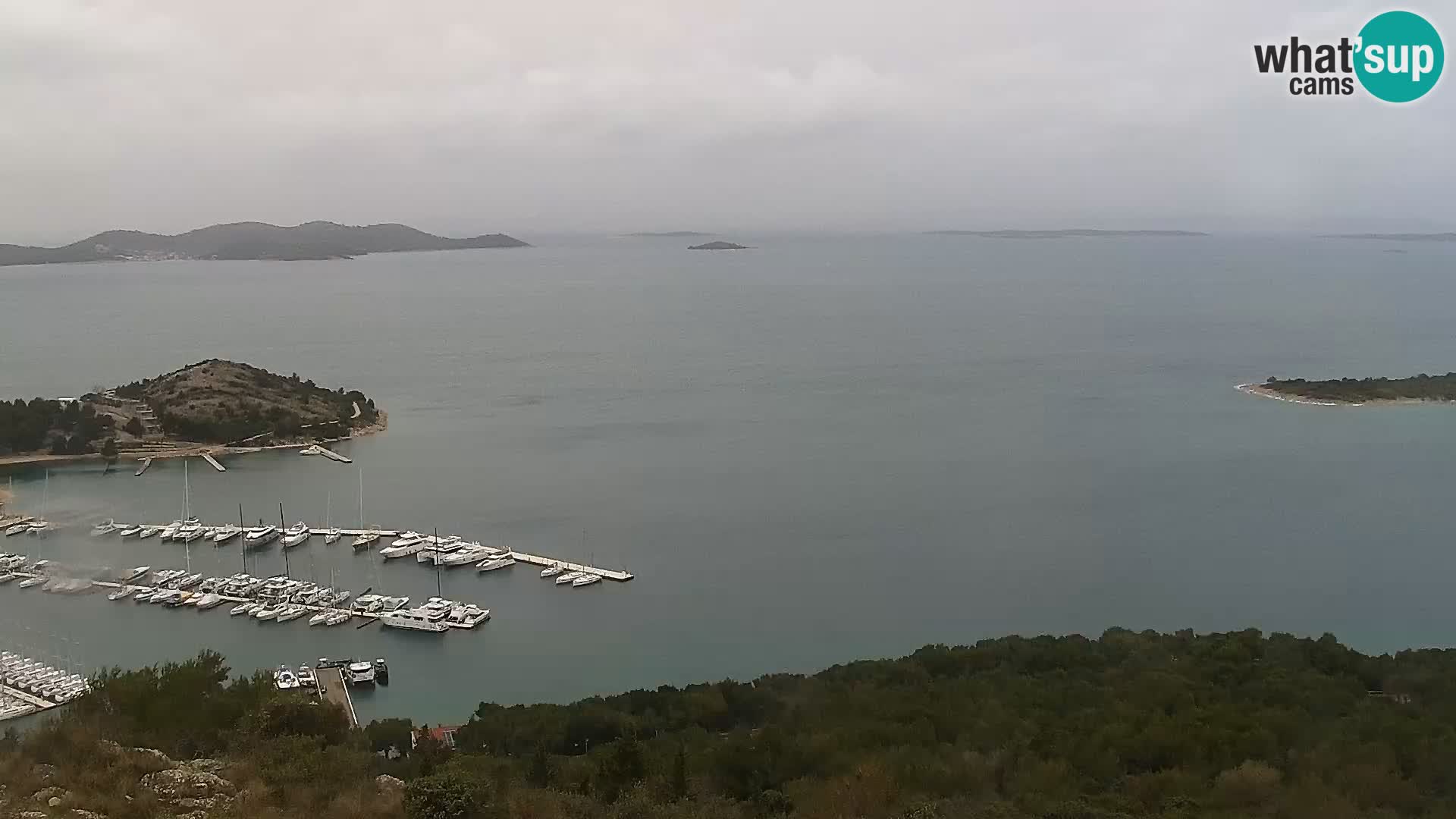 Webcam Pakoštane – Drage – Kornati – Vransko Jezero
