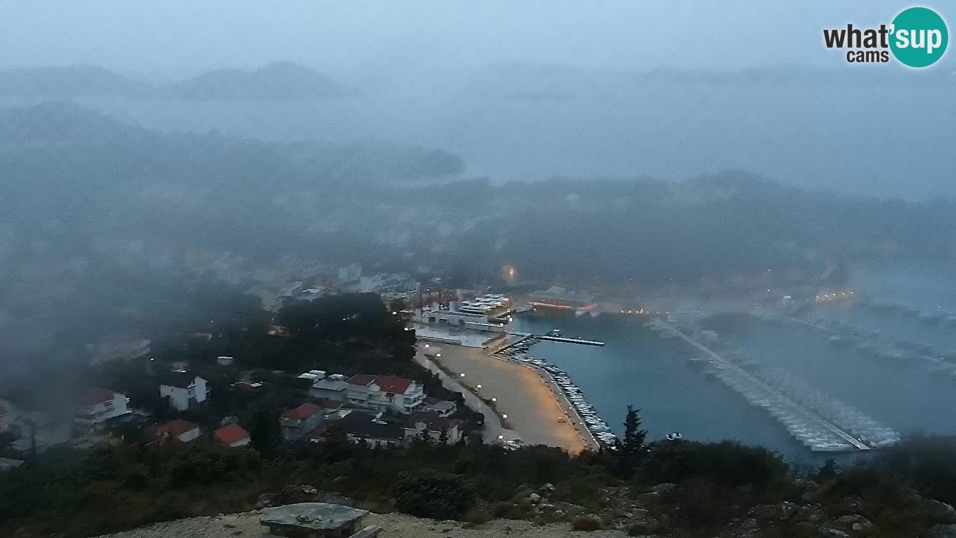 Spletna kamera Pakoštane – Drage – Kornati – Vransko Jezero