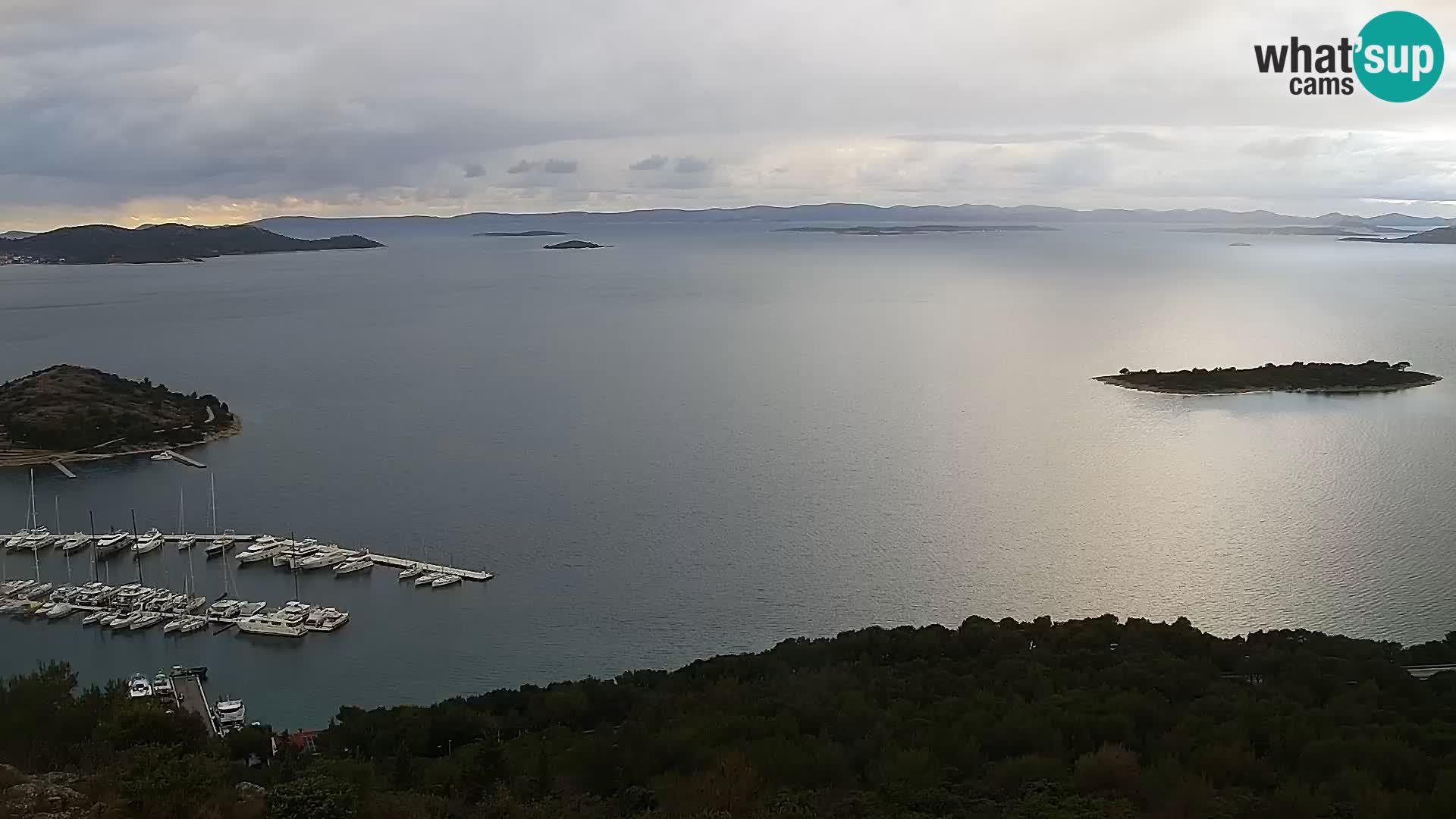 Livecam Pakoštane – Drage – Kornati – Vransko Jezero