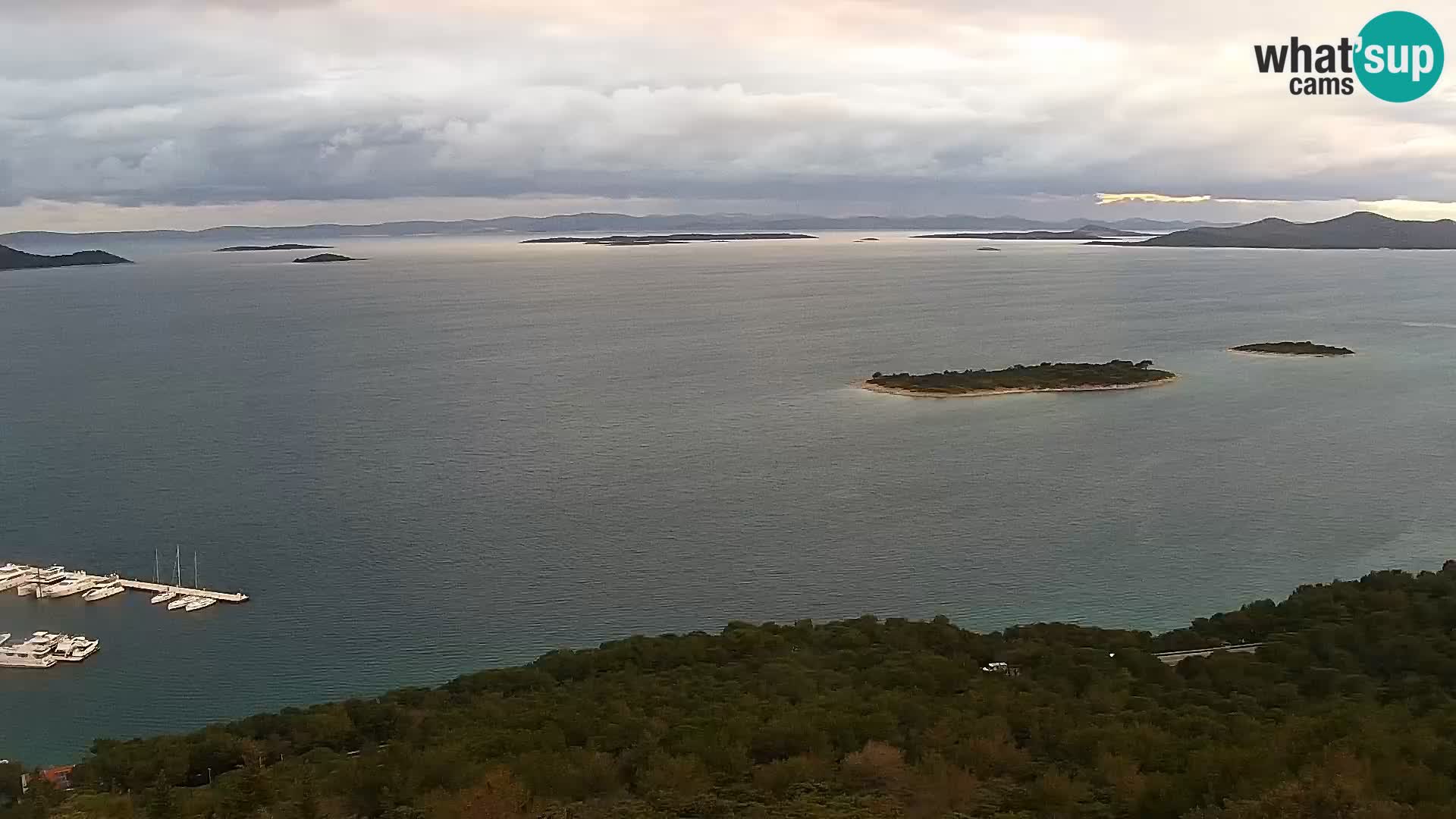 Webcam Pakoštane – Drage – Kornati – Vransko Jezero