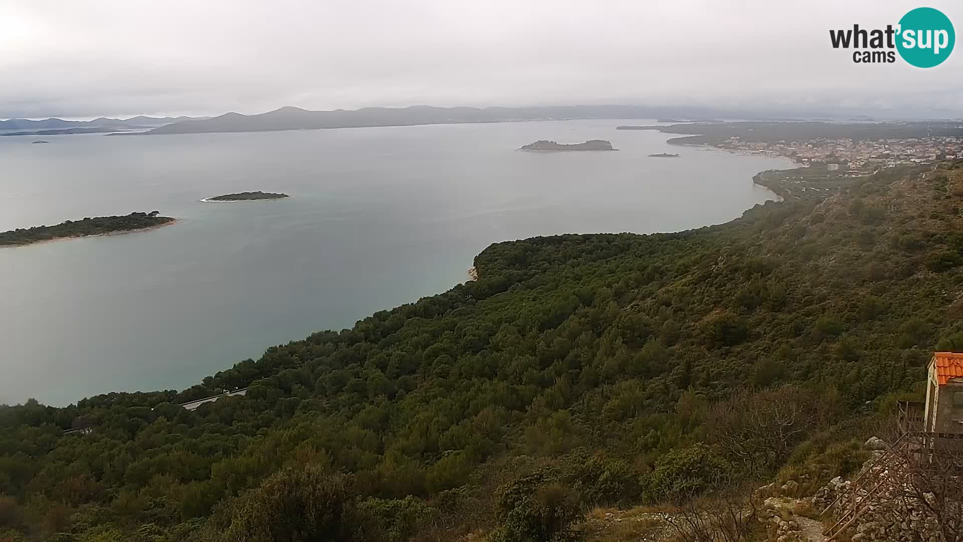 Livecam Pakoštane – Drage – Kornati – Vransko Jezero