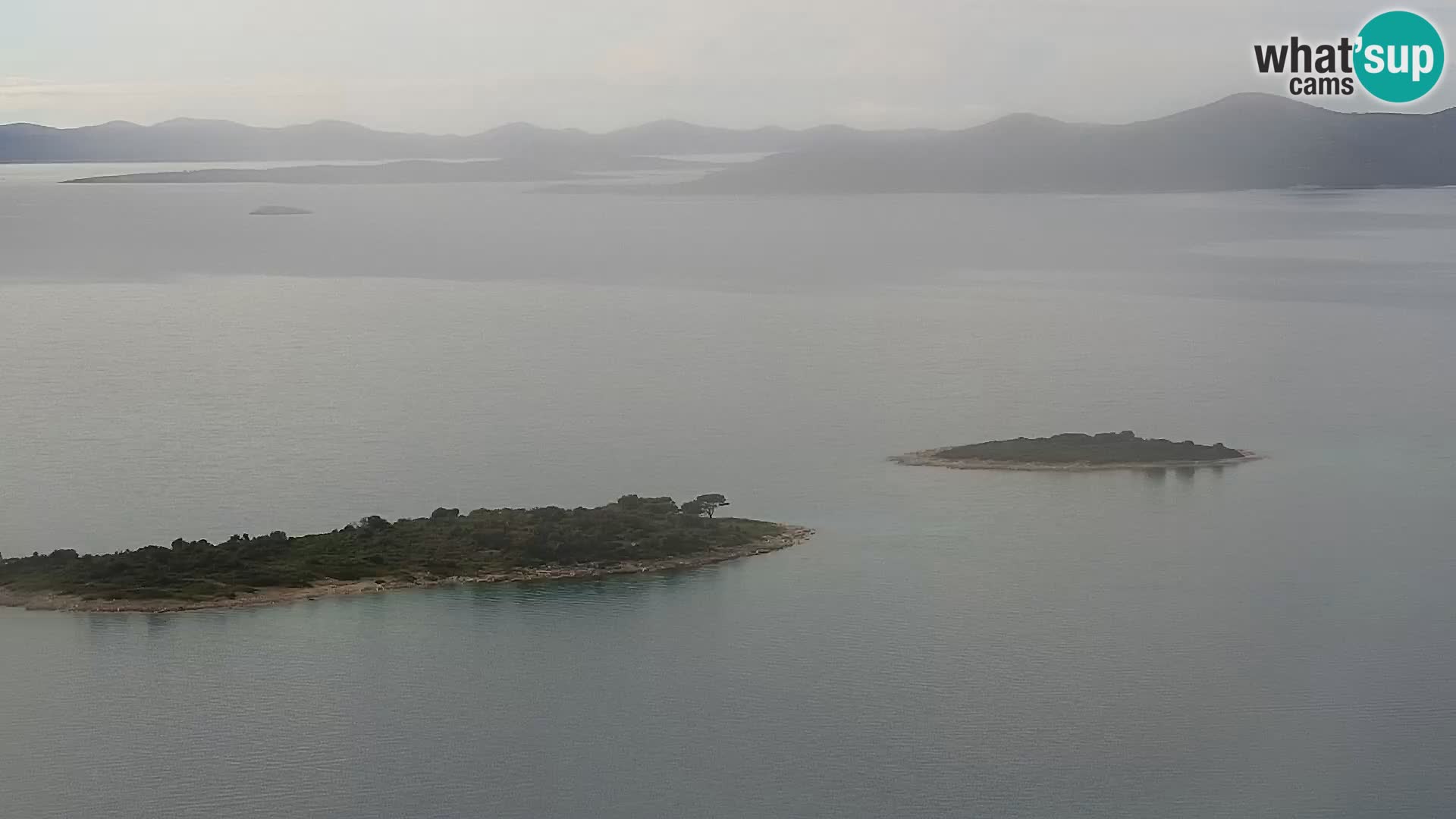 Spletna kamera Pakoštane – Drage – Kornati – Vransko Jezero