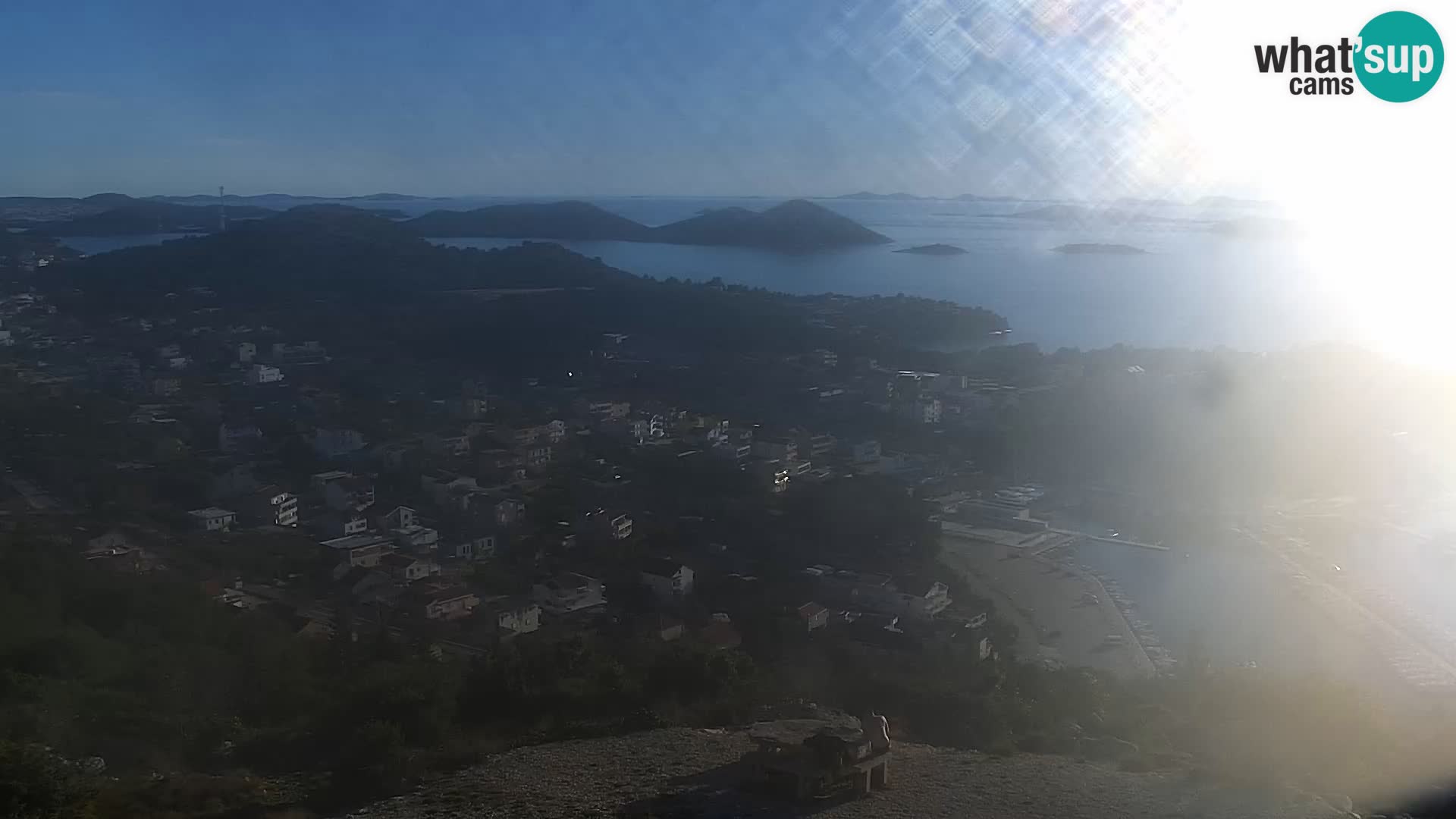 Spletna kamera Pakoštane – Drage – Kornati – Vransko Jezero