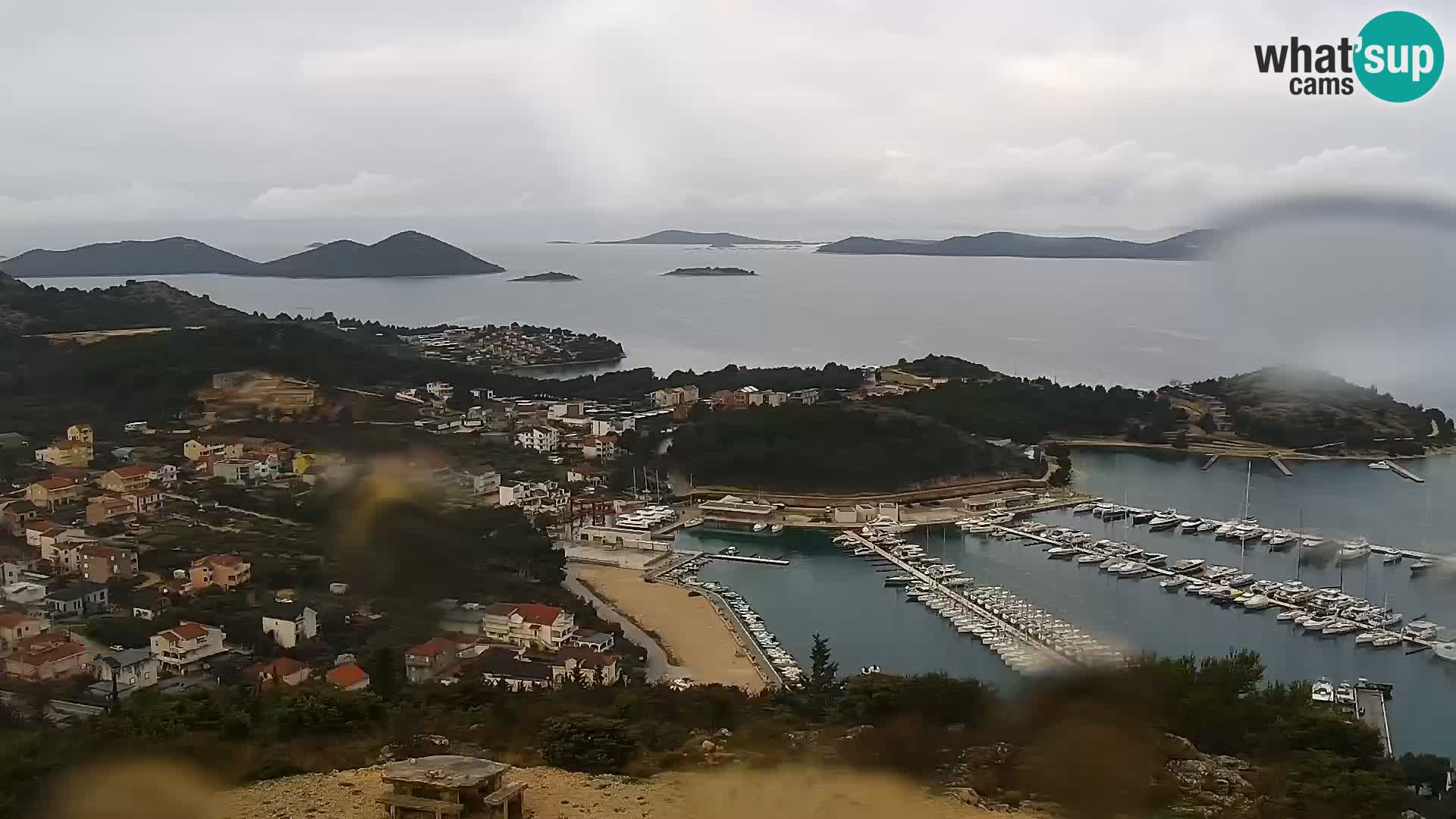 Spletna kamera Pakoštane – Drage – Kornati – Vransko Jezero