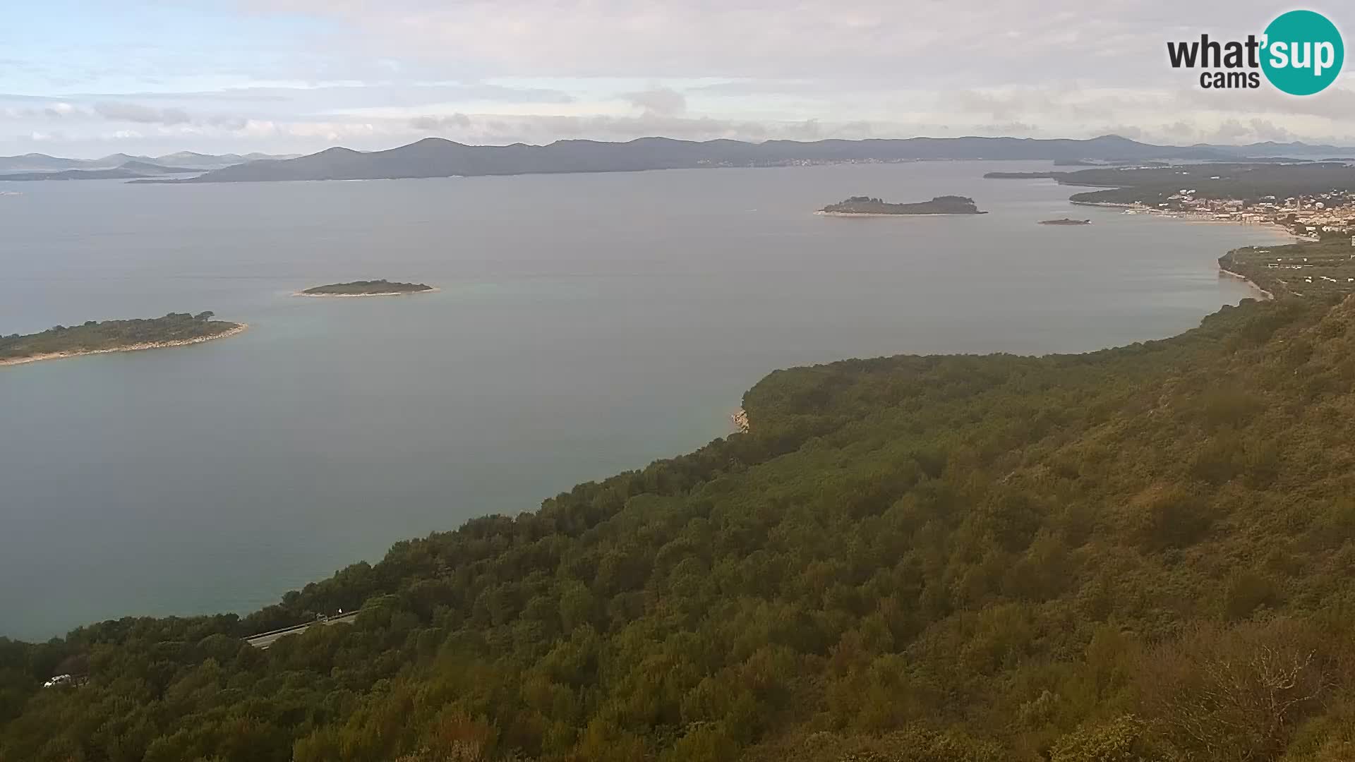 Webcam Pakoštane – Drage – Kornati – Vransko Jezero
