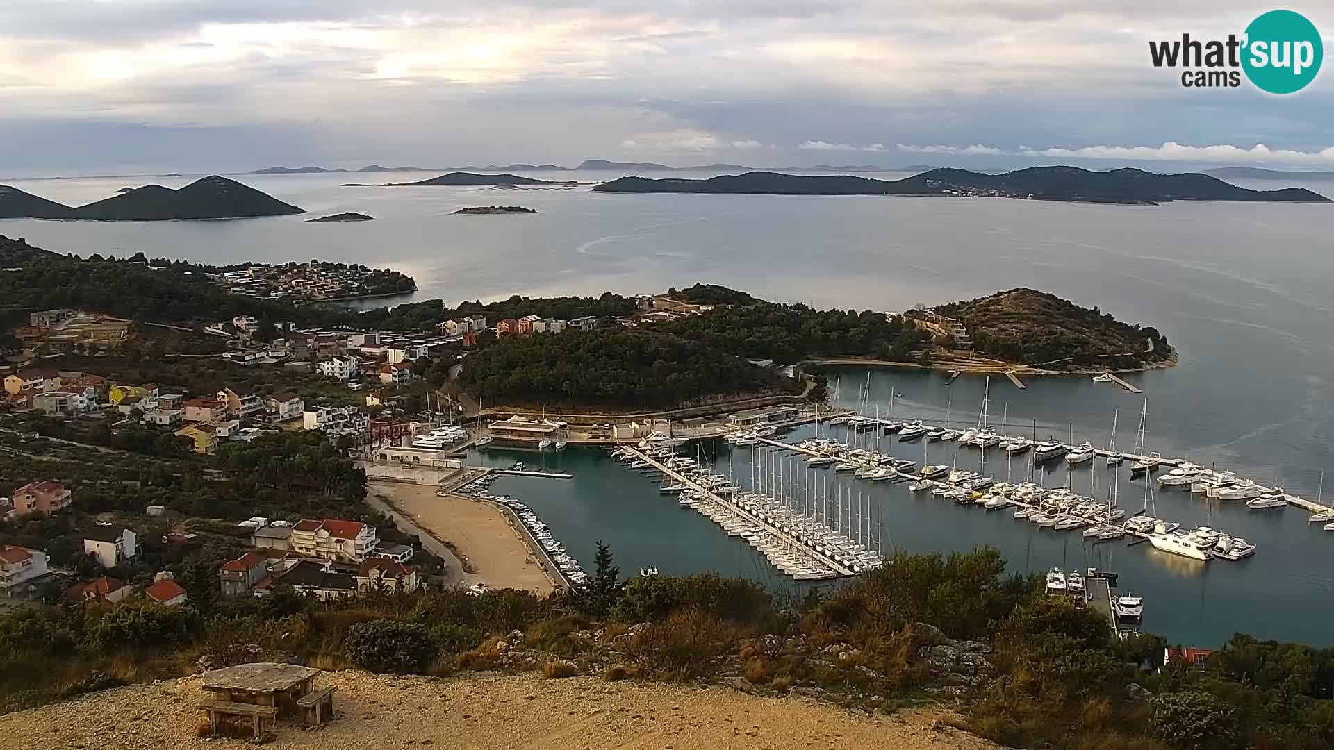 Livecam Pakoštane – Drage – Kornati – Vransko Jezero