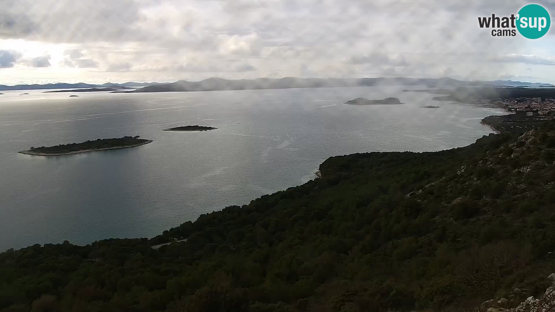 Webcam Pakoštane – Drage – Kornati – Vransko Jezero