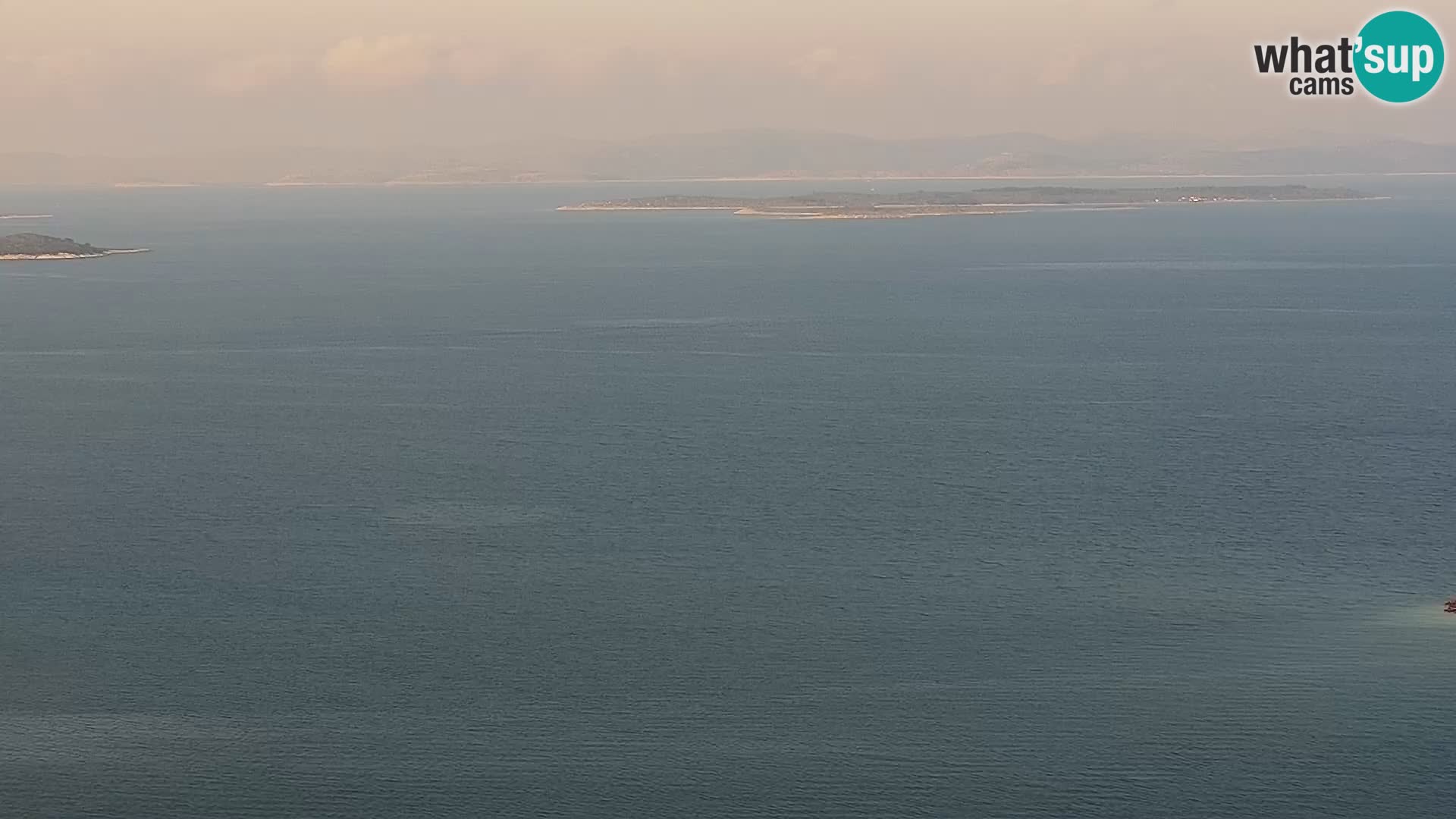 Spletna kamera Pakoštane – Drage – Kornati – Vransko Jezero