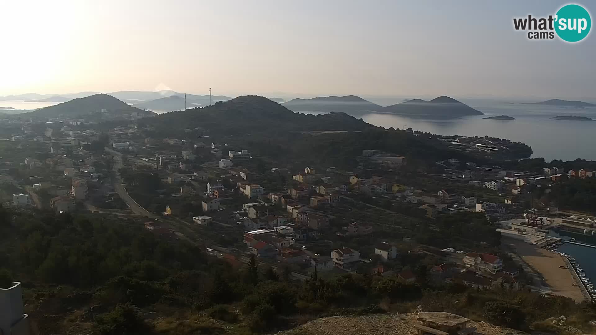 Spletna kamera Pakoštane – Drage – Kornati – Vransko Jezero