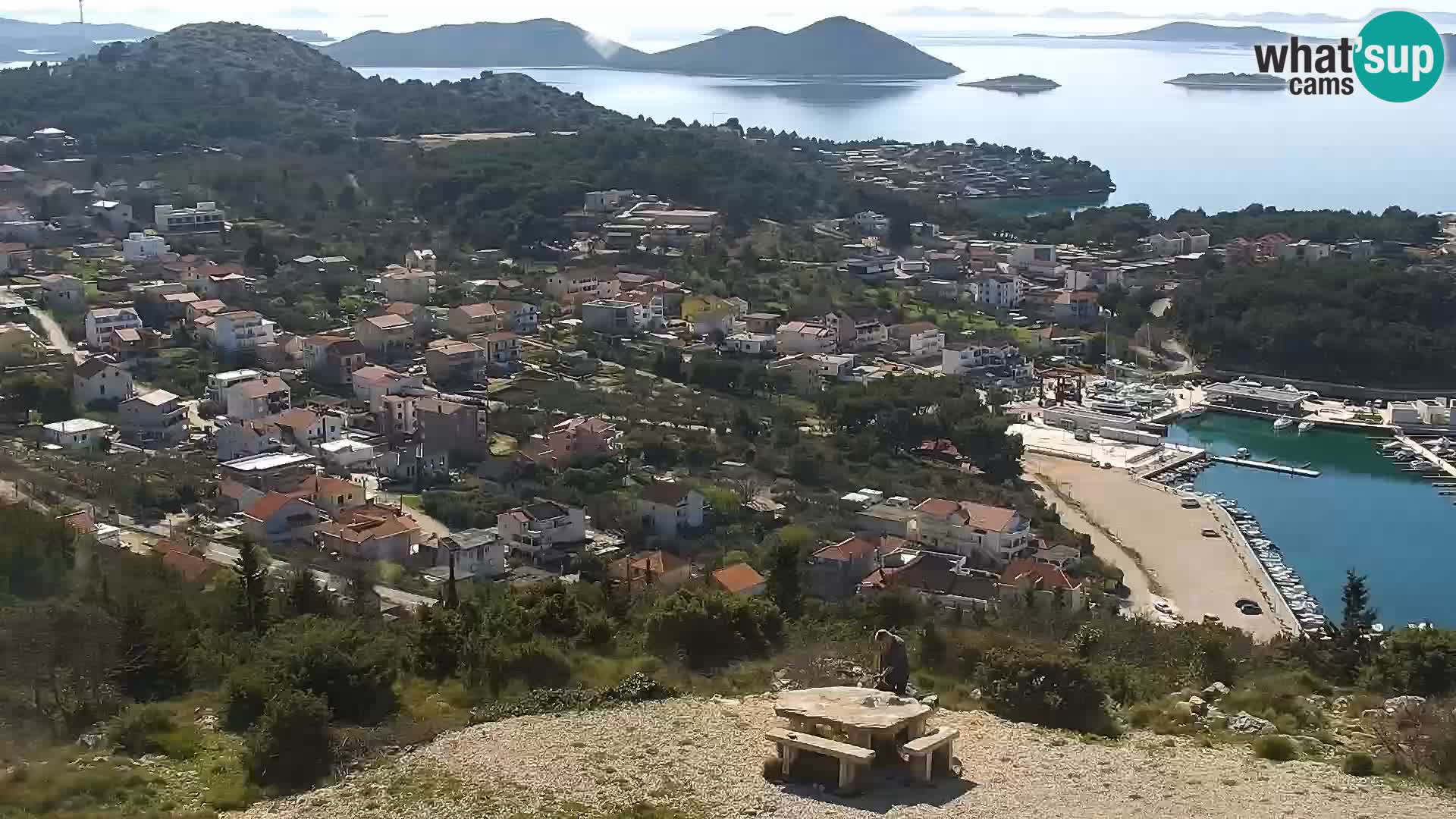 Spletna kamera Pakoštane – Drage – Kornati – Vransko Jezero