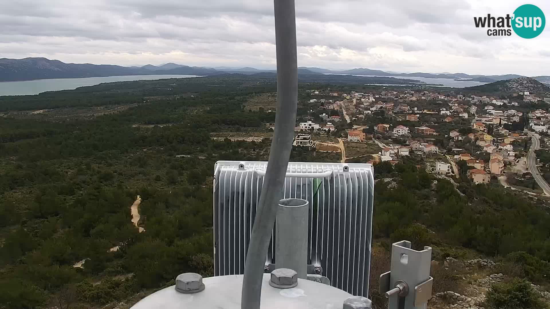 Spletna kamera Pakoštane – Drage – Kornati – Vransko Jezero