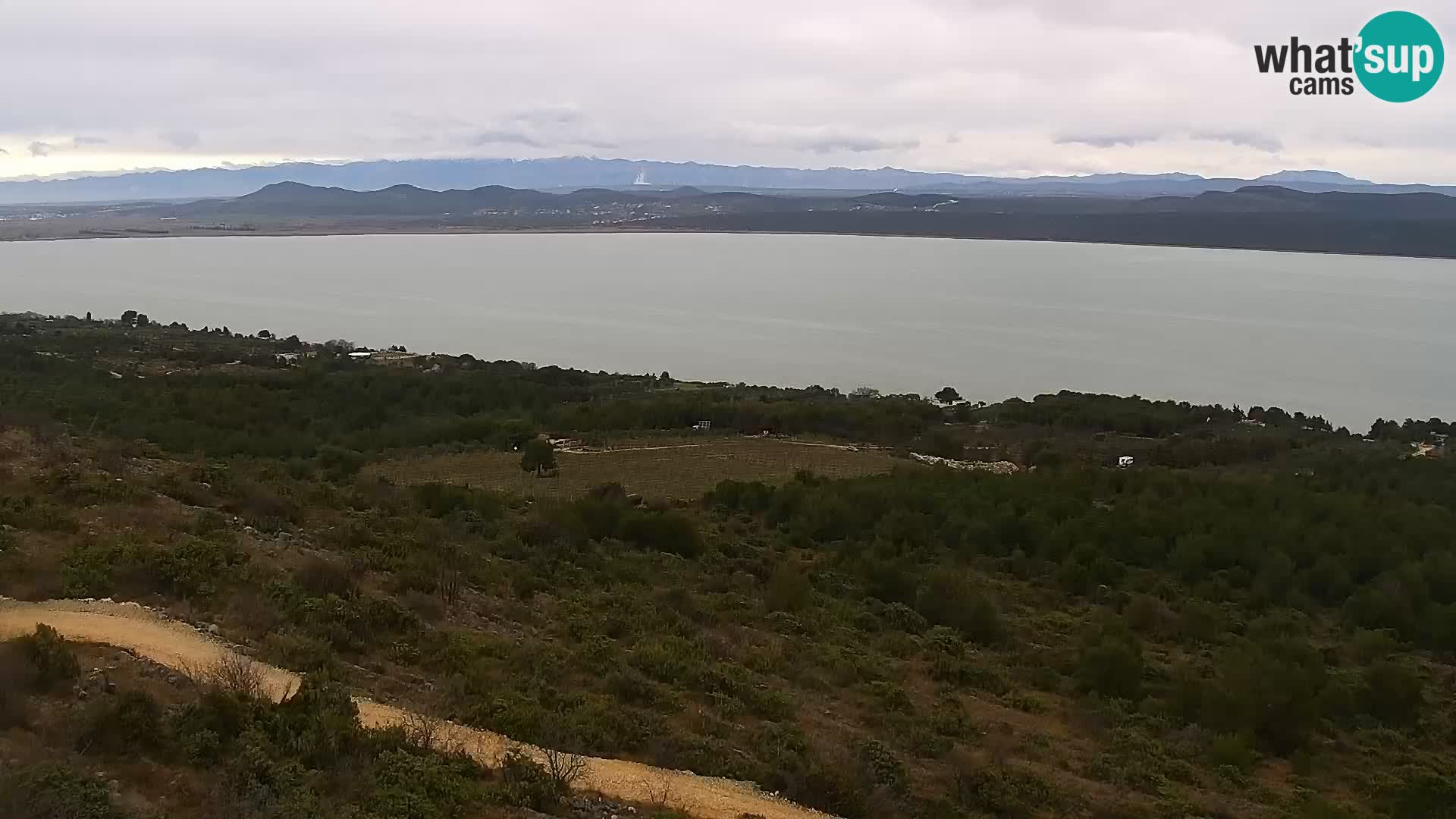 Spletna kamera Pakoštane – Drage – Kornati – Vransko Jezero