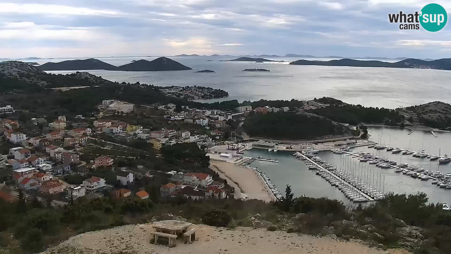 Webcam Pakoštane – Drage – Kornati – Vransko Jezero