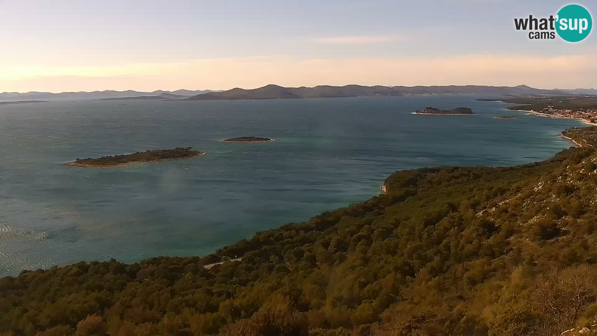 Livecam Pakoštane – Drage – Kornati – Vransko Jezero