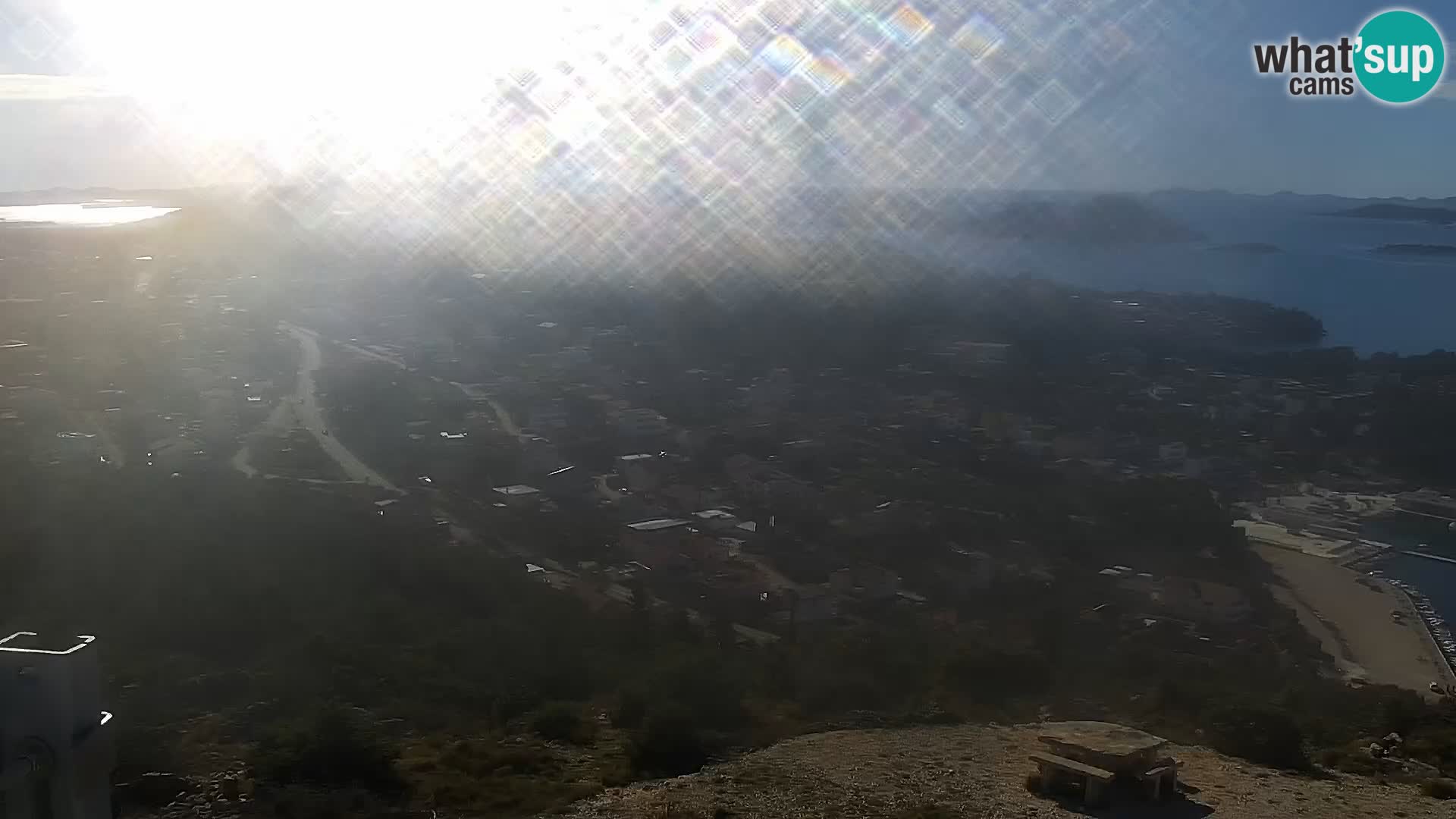 Spletna kamera Pakoštane – Drage – Kornati – Vransko Jezero