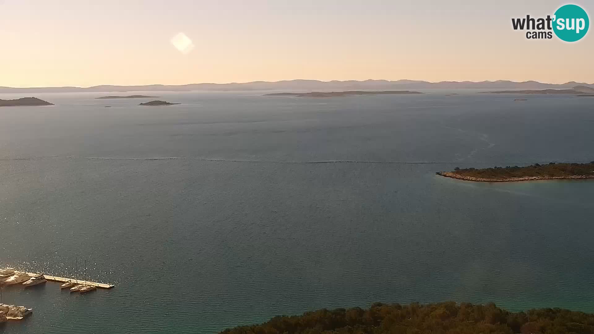 Webcam Pakoštane – Drage – Kornati – Vransko Jezero