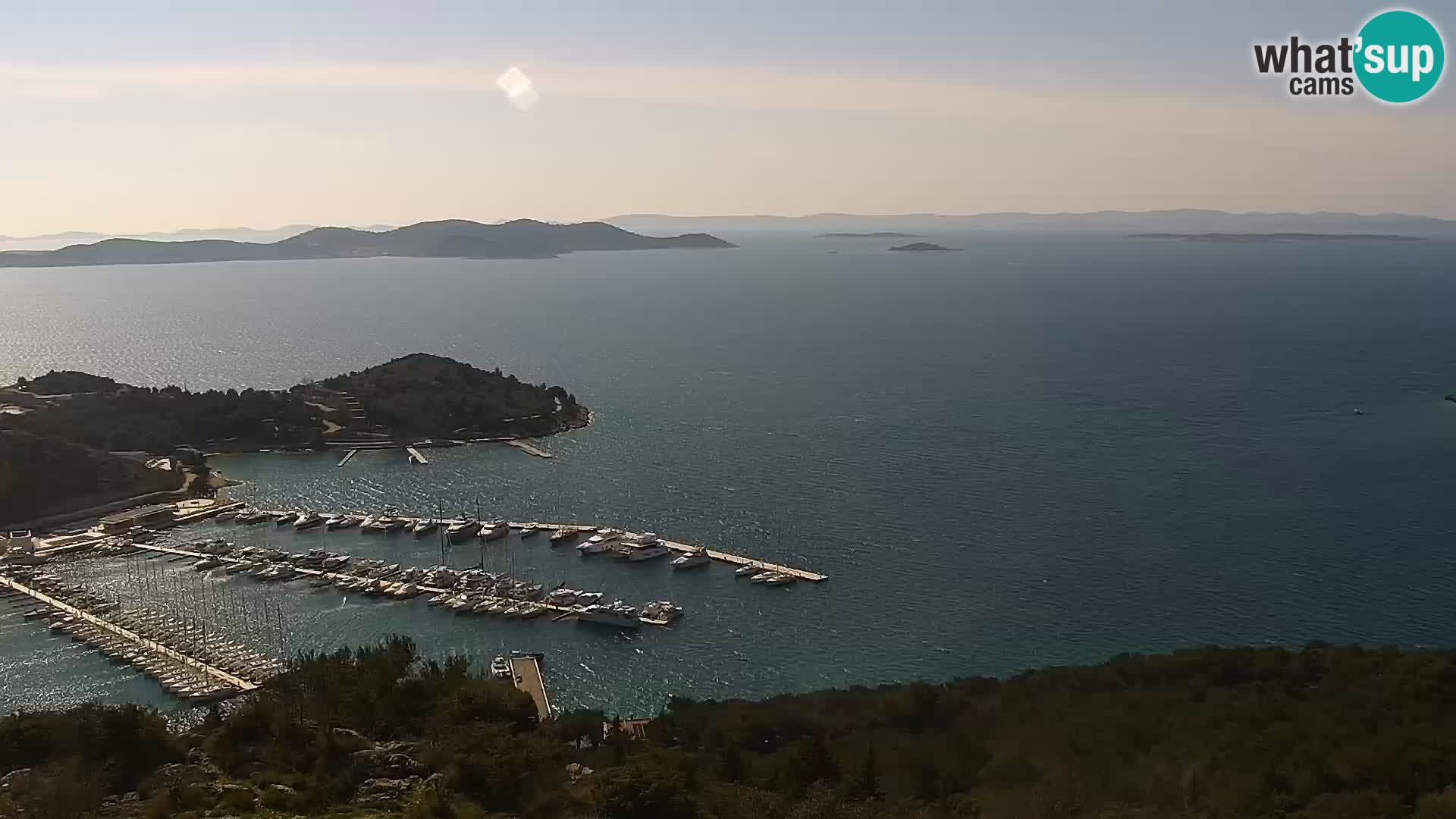 Webcam Pakoštane – Drage – Kornati – Vransko Jezero
