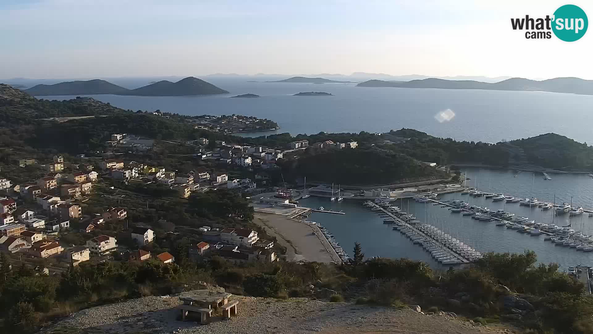 Spletna kamera Pakoštane – Drage – Kornati – Vransko Jezero