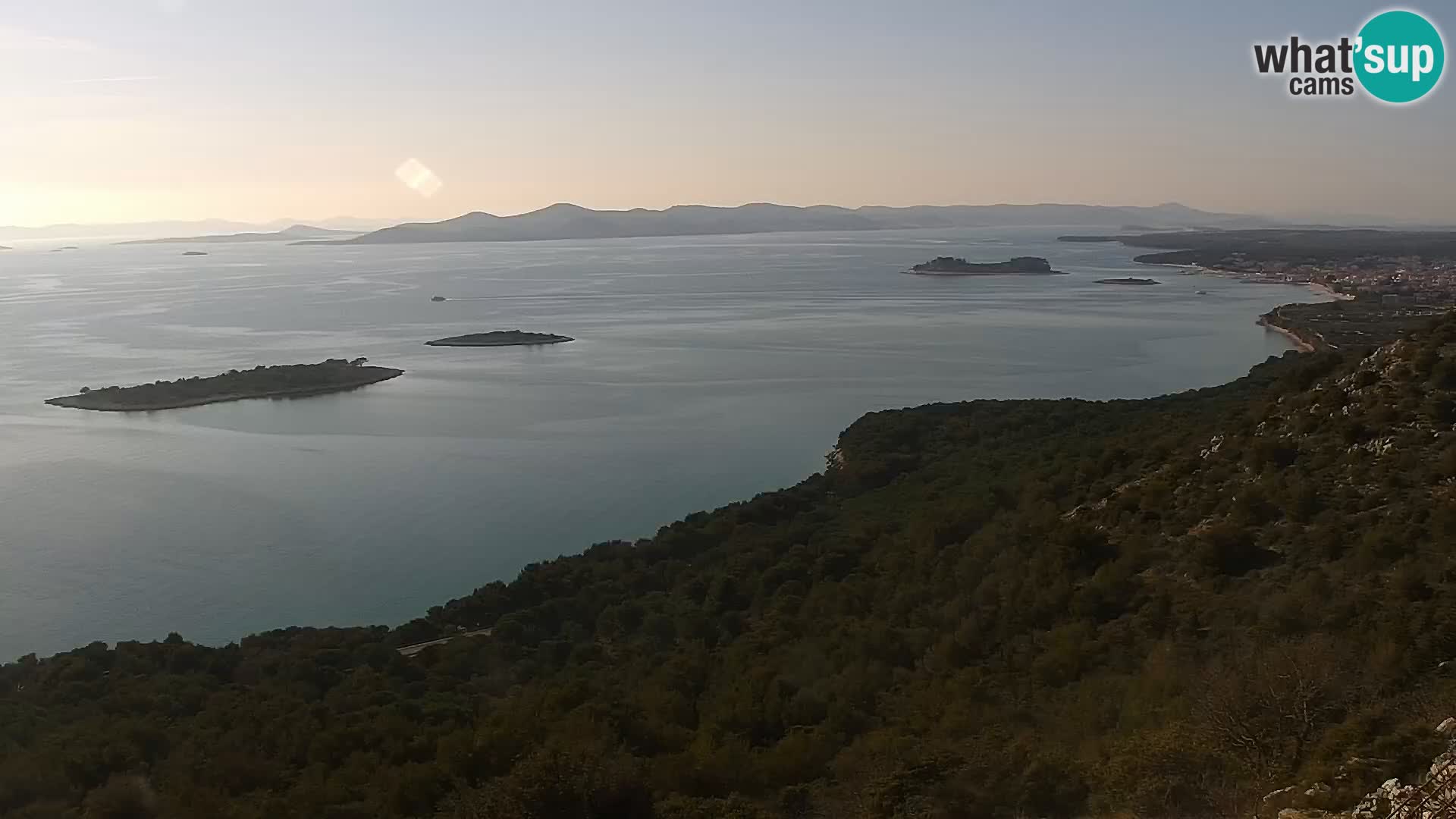 Live cam Pakoštane – Drage – Kornati – Vransko Jezero
