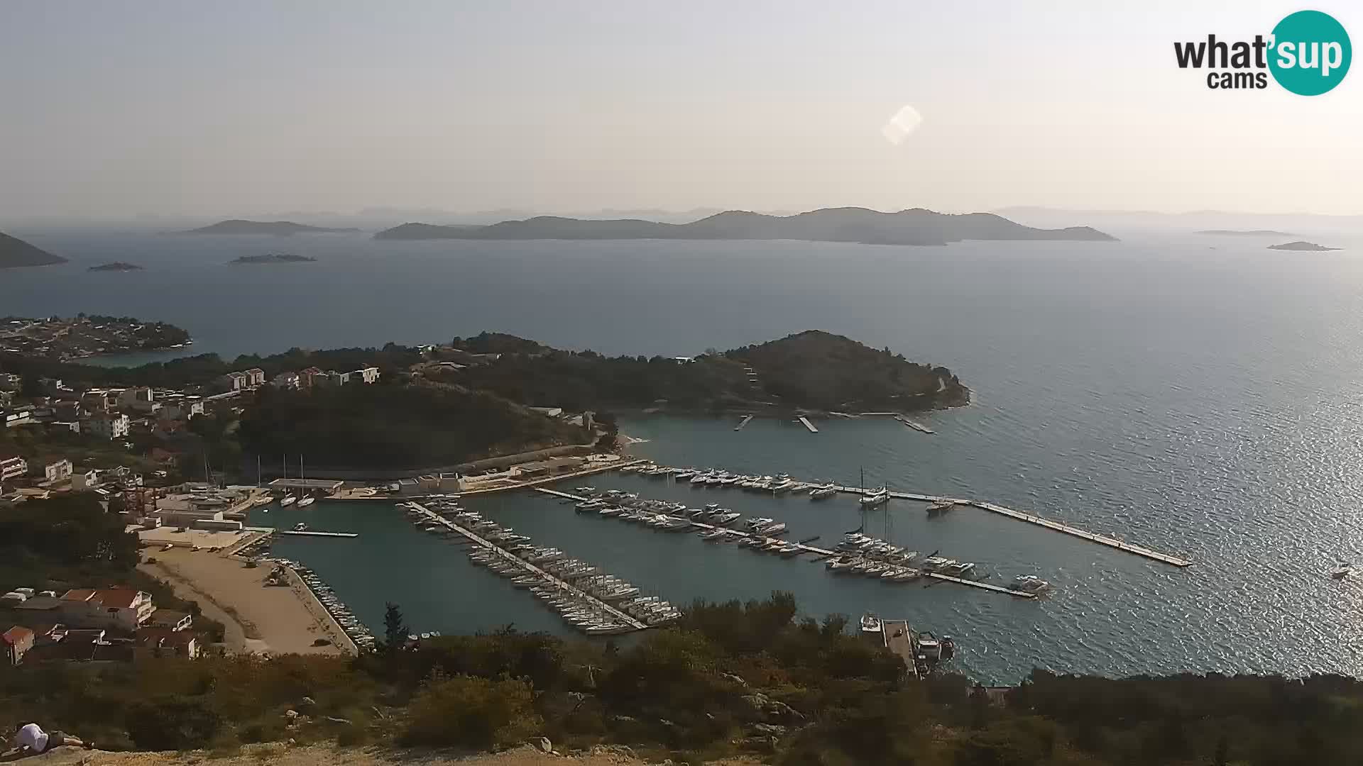 Spletna kamera Pakoštane – Drage – Kornati – Vransko Jezero