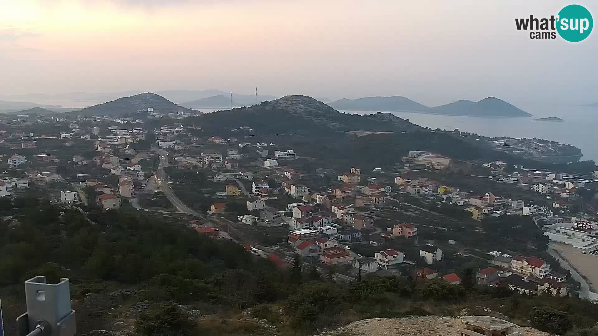 Spletna kamera Pakoštane – Drage – Kornati – Vransko Jezero