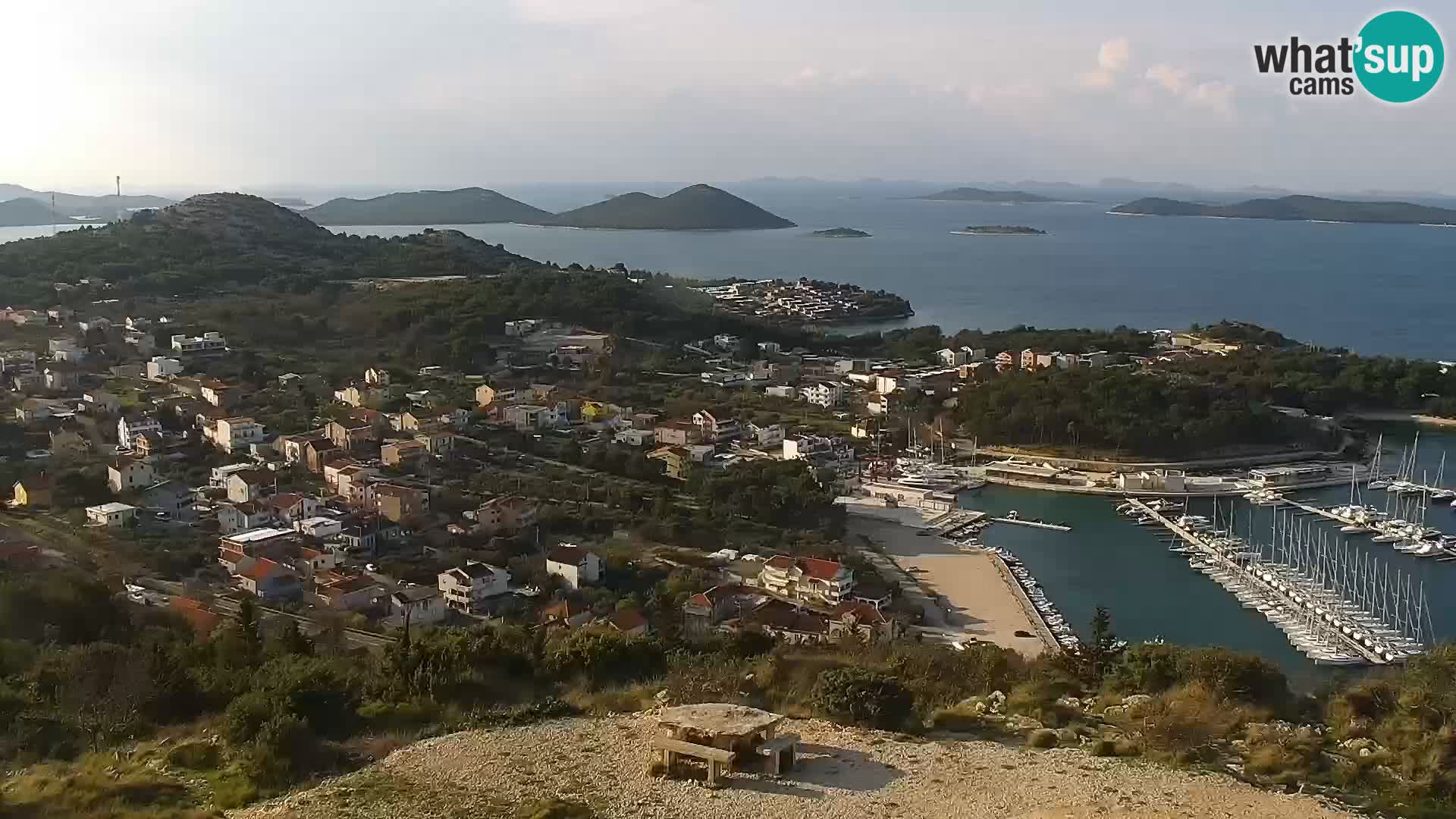 Webcam Pakoštane – Drage – Kornati – Vransko Jezero