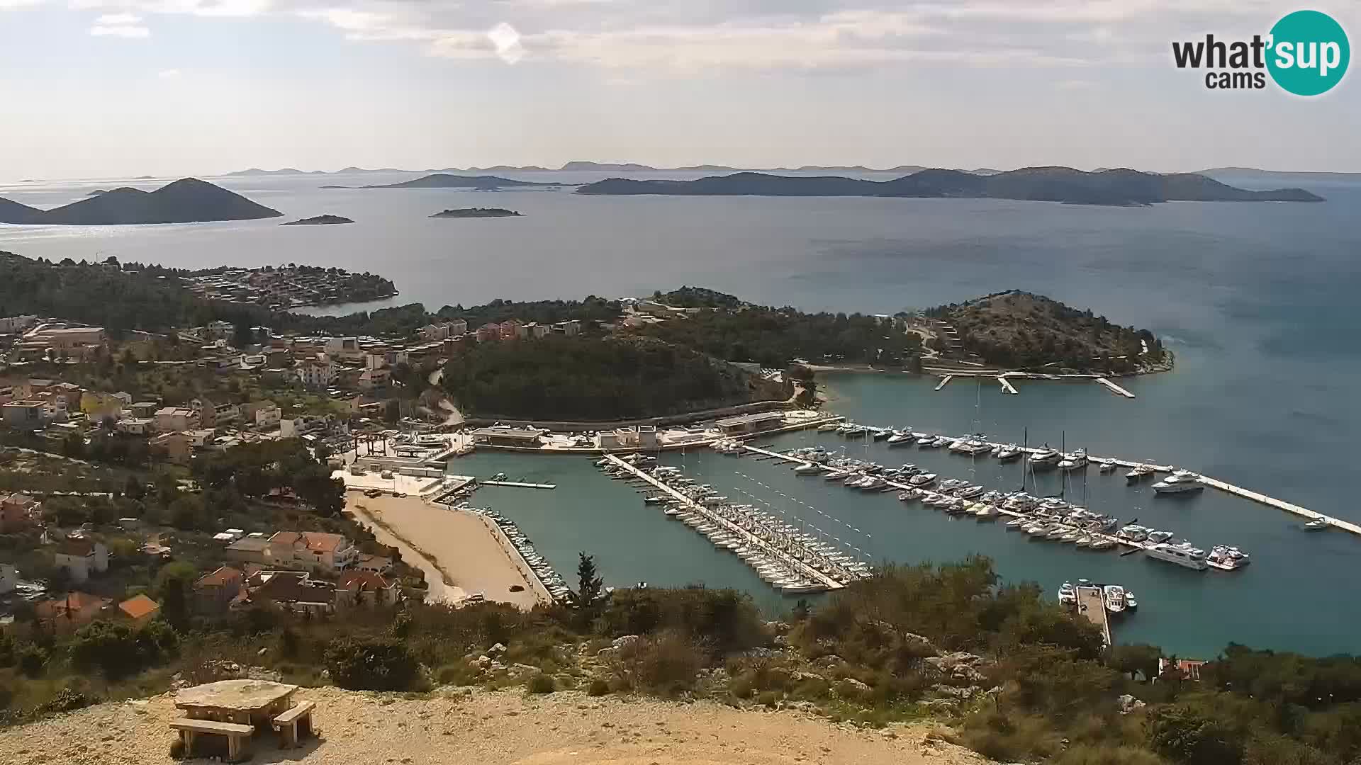 Livecam Pakoštane – Drage – Kornati – Vransko Jezero