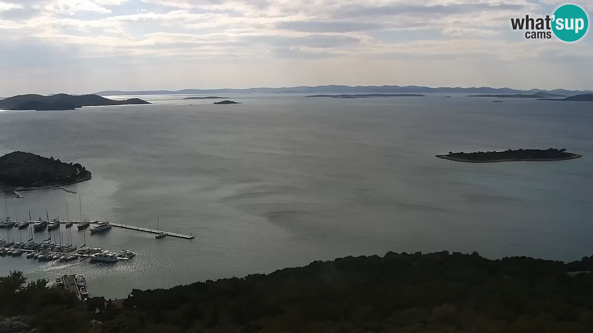 Webcam Pakoštane – Drage – Kornati – Vransko Jezero
